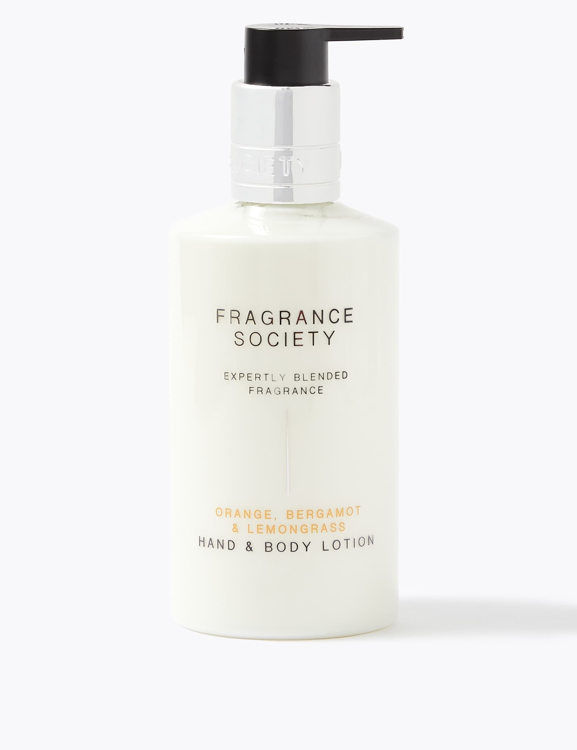 Fragrance Society Womens Mens Orange, Bergamot & Lemongrass Hand & Body Lotion 265ml