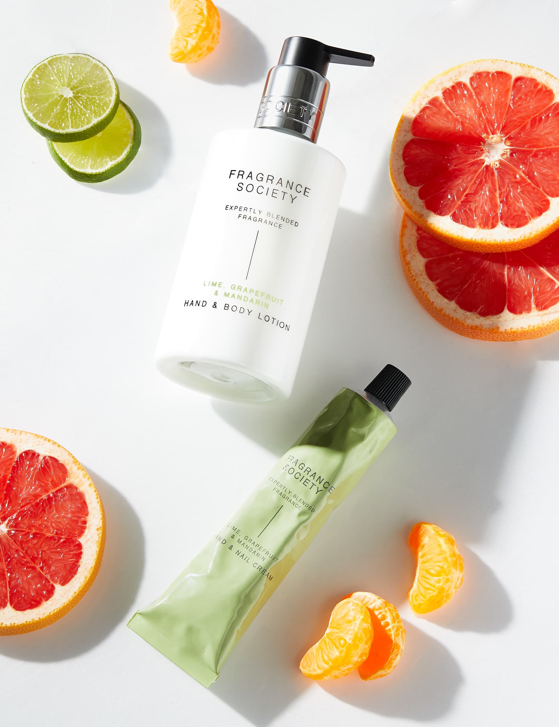 Fragrance Society Lime, Grapefruit & Mandarin Hand & Body Lotion 265ml