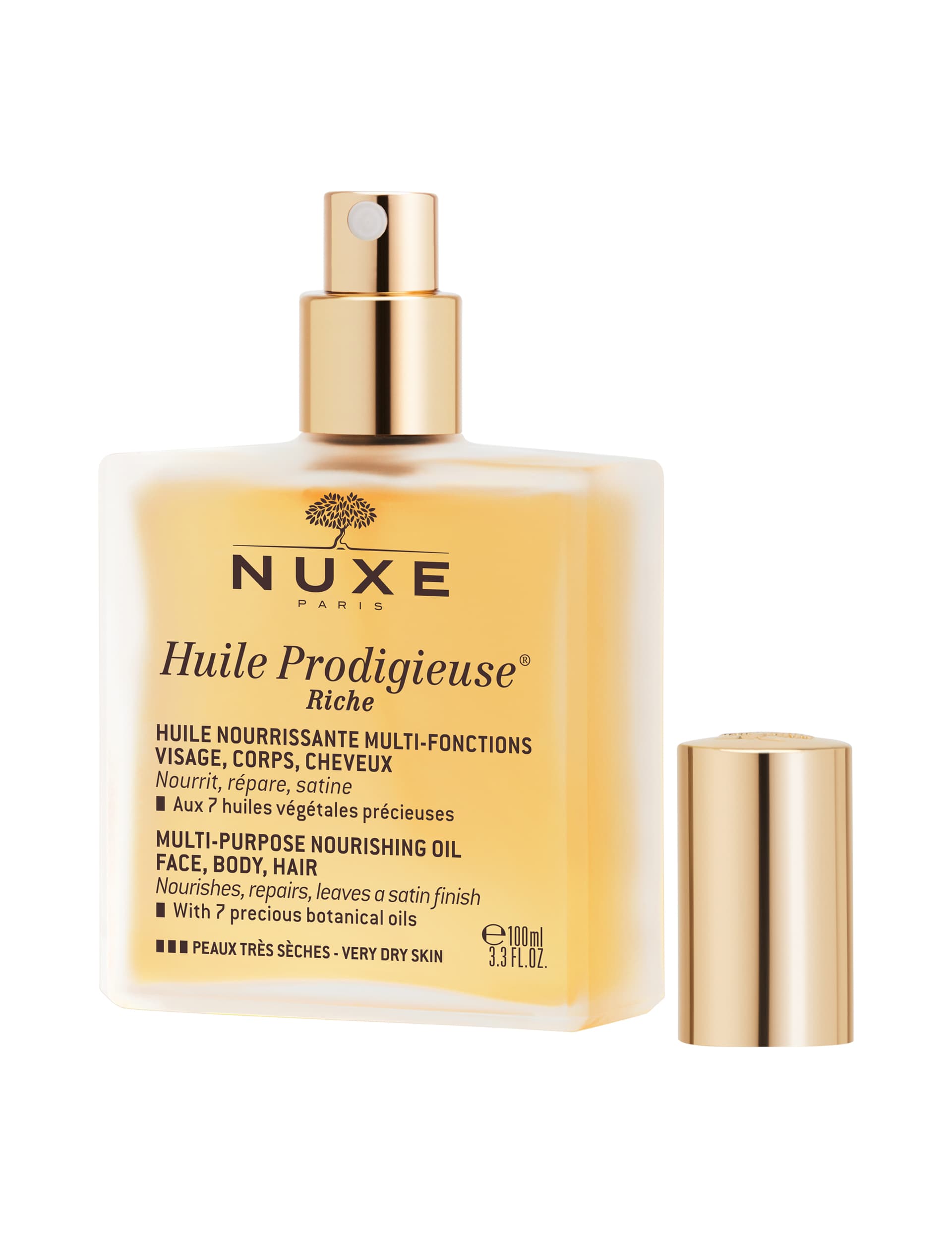 Nuxe Huile Prodigieuse Riche Multipurpose Nourishing Oil 100ml