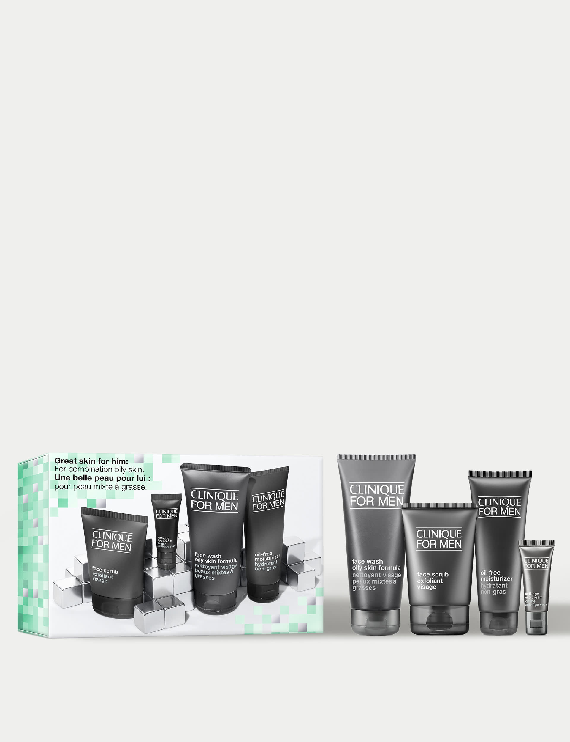 Men's Clinique For Men Skincare Gift Set: Oily Skin Types