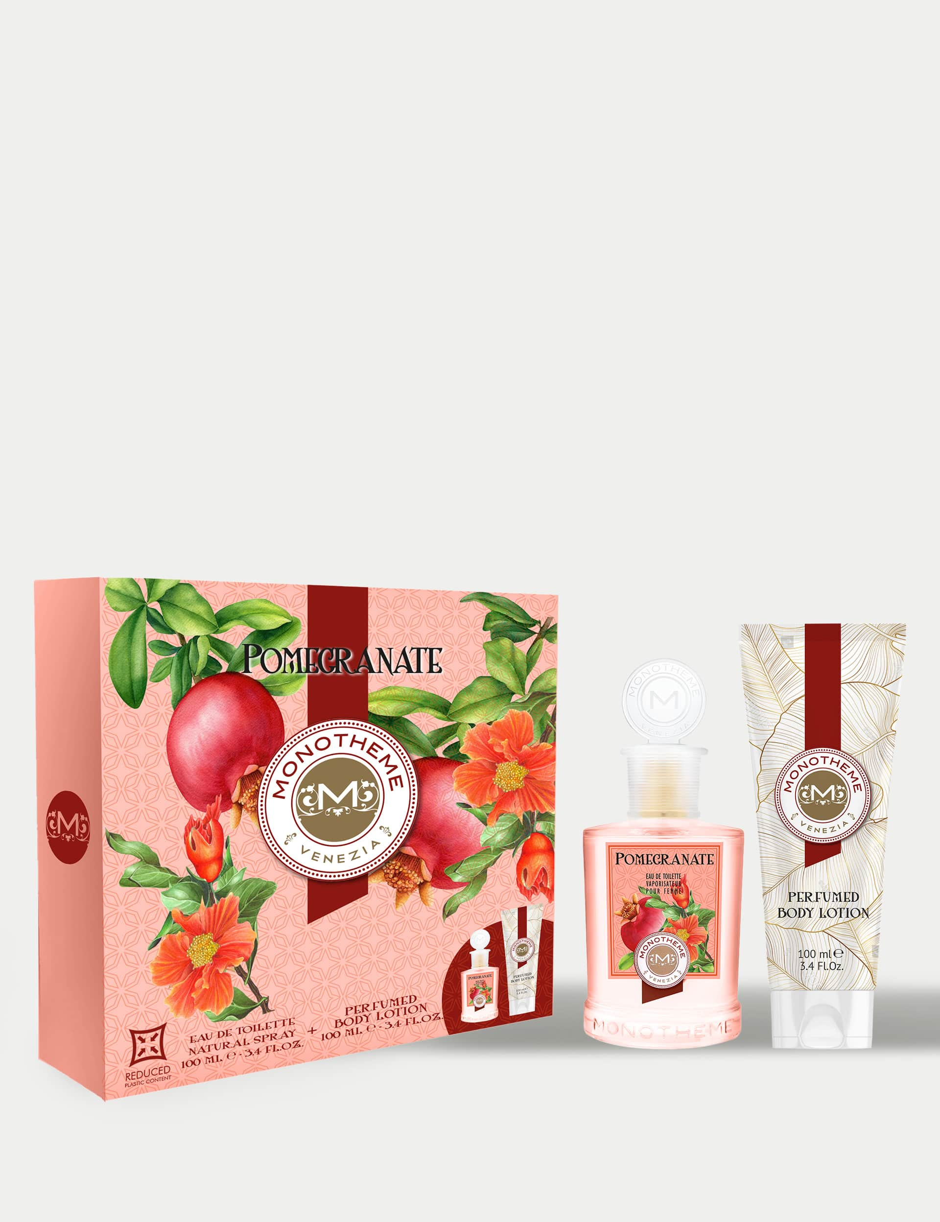 Monotheme Women's Pomegrante Eau de Toilette and Body Lotion Gift Set - 16% Saving