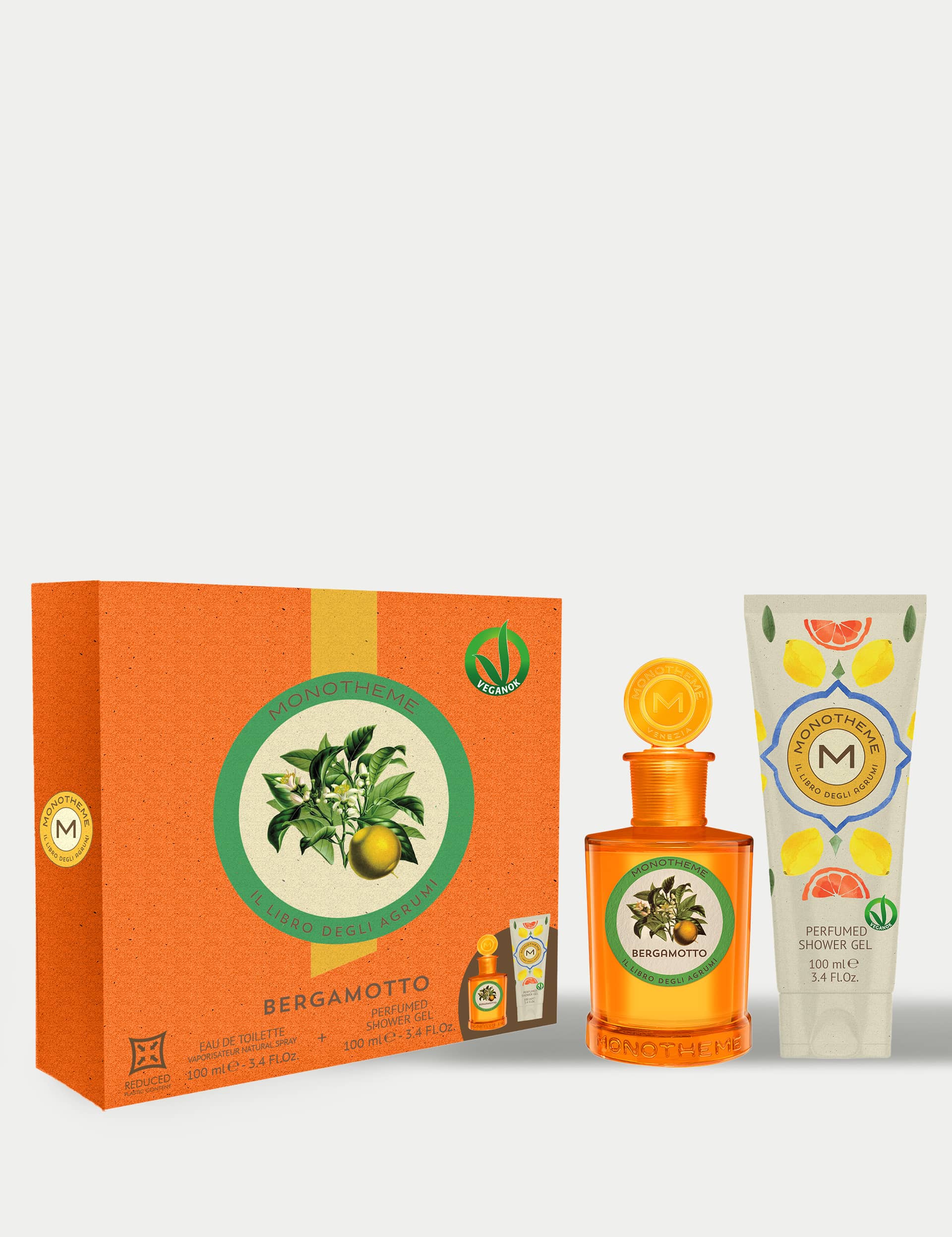 Monotheme Bergamotto Eau de Toilette and Shower Gel Gift Set - 12.5% Saving