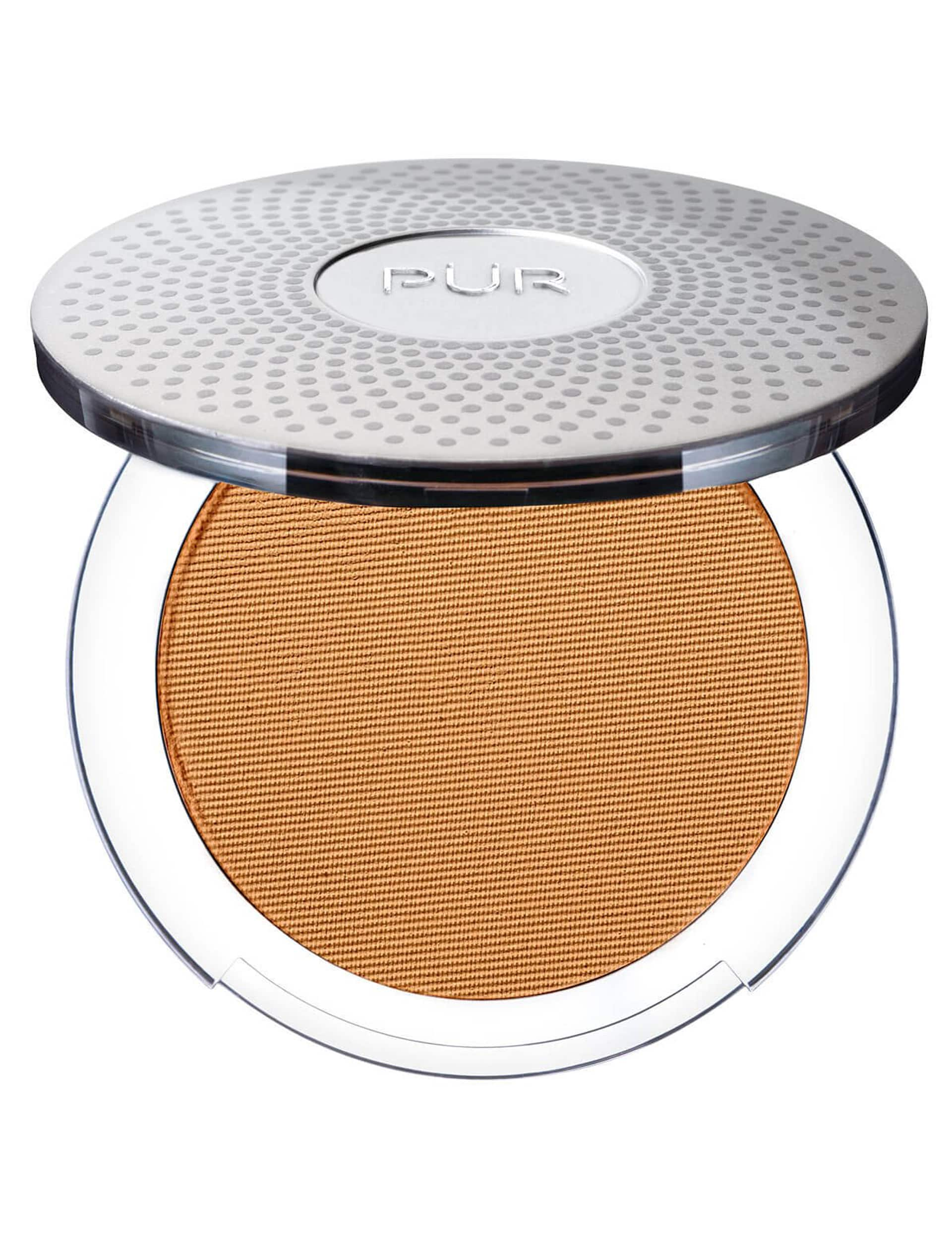 Pur 4-in-1 Pressed Mineral Make Up Compact 8g - Medium Brown, Dark Beige Mix,Beige Mix,Biscuit,Natural,Linen,Opaline Mix,Tan,Medium Brown,Golden Tan