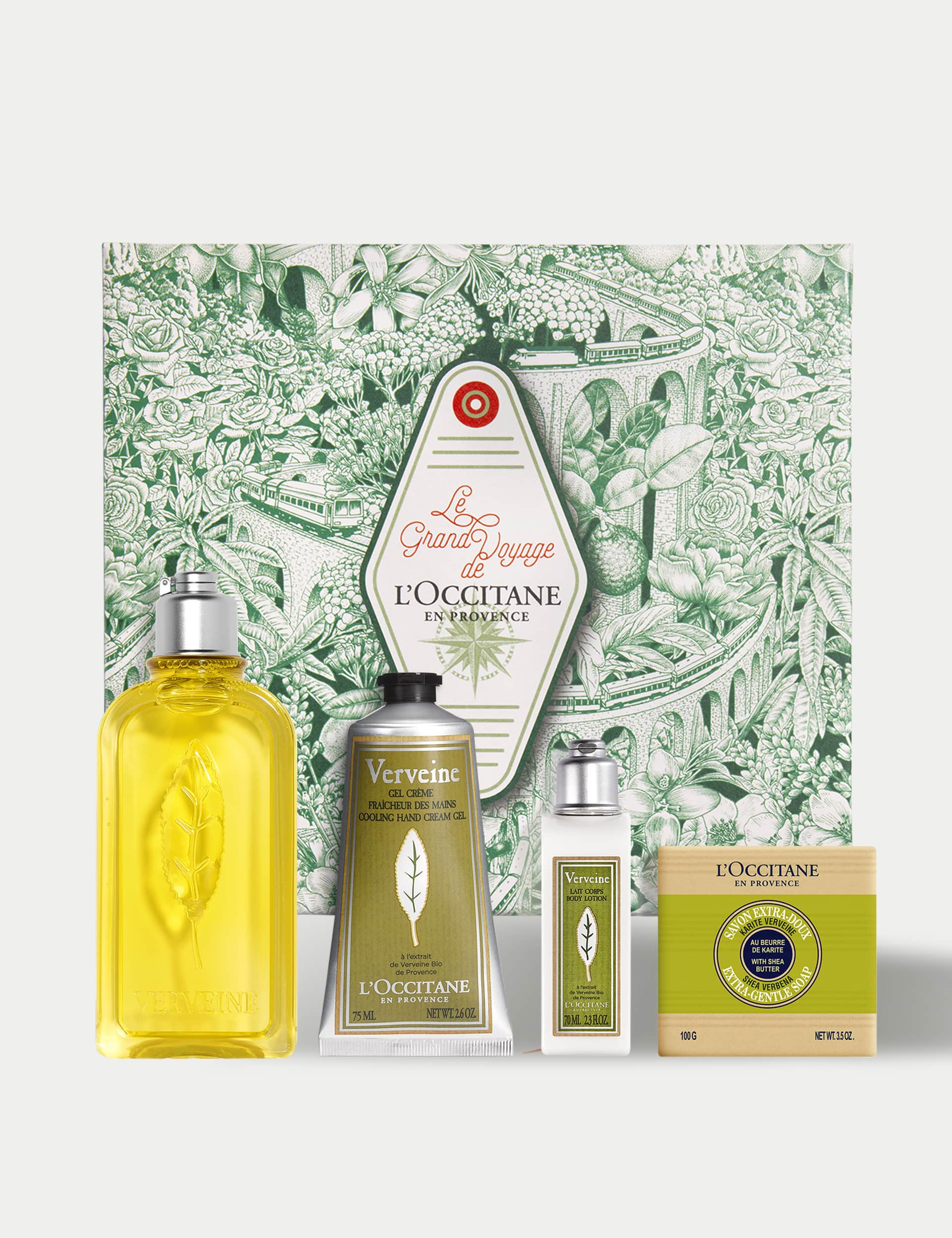 L'Occitane Uplift and invigorate verbena collection gift set