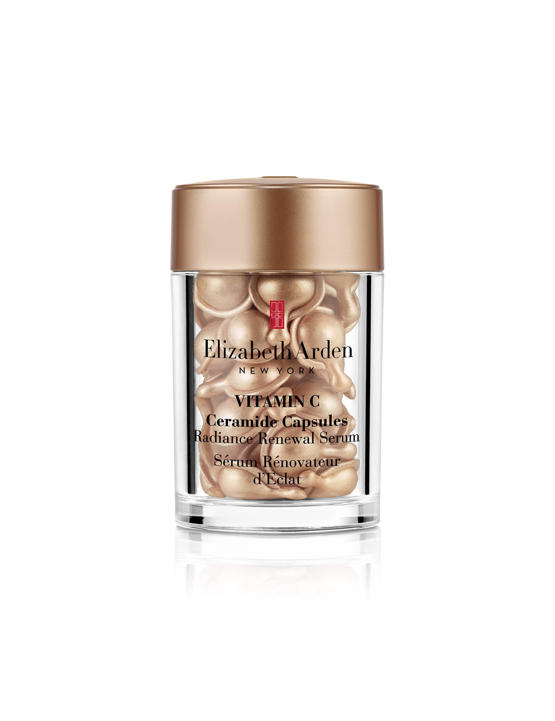 Elizabeth Arden Womens Mens Vitamin C Ceramide Capsules Radiance Renewal Serum 30 Piece