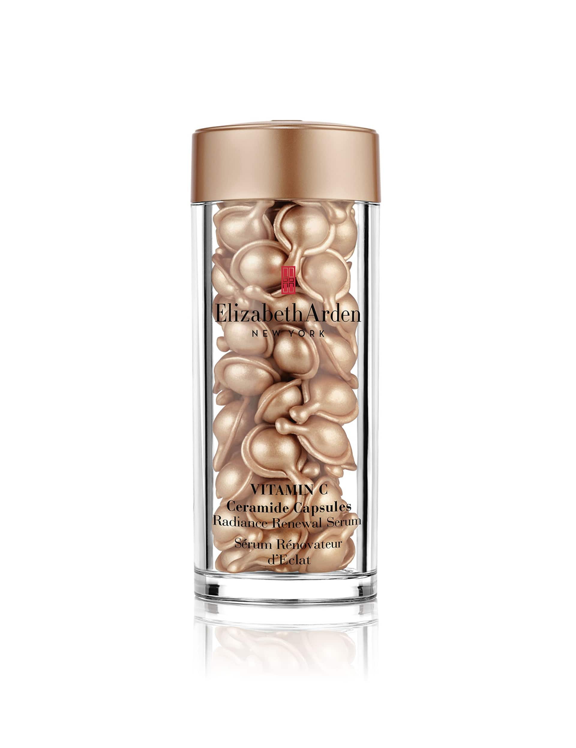 Elizabeth Arden Womens Mens Vitamin C Ceramide Capsules Radiance Renewal Serum 60 Piece