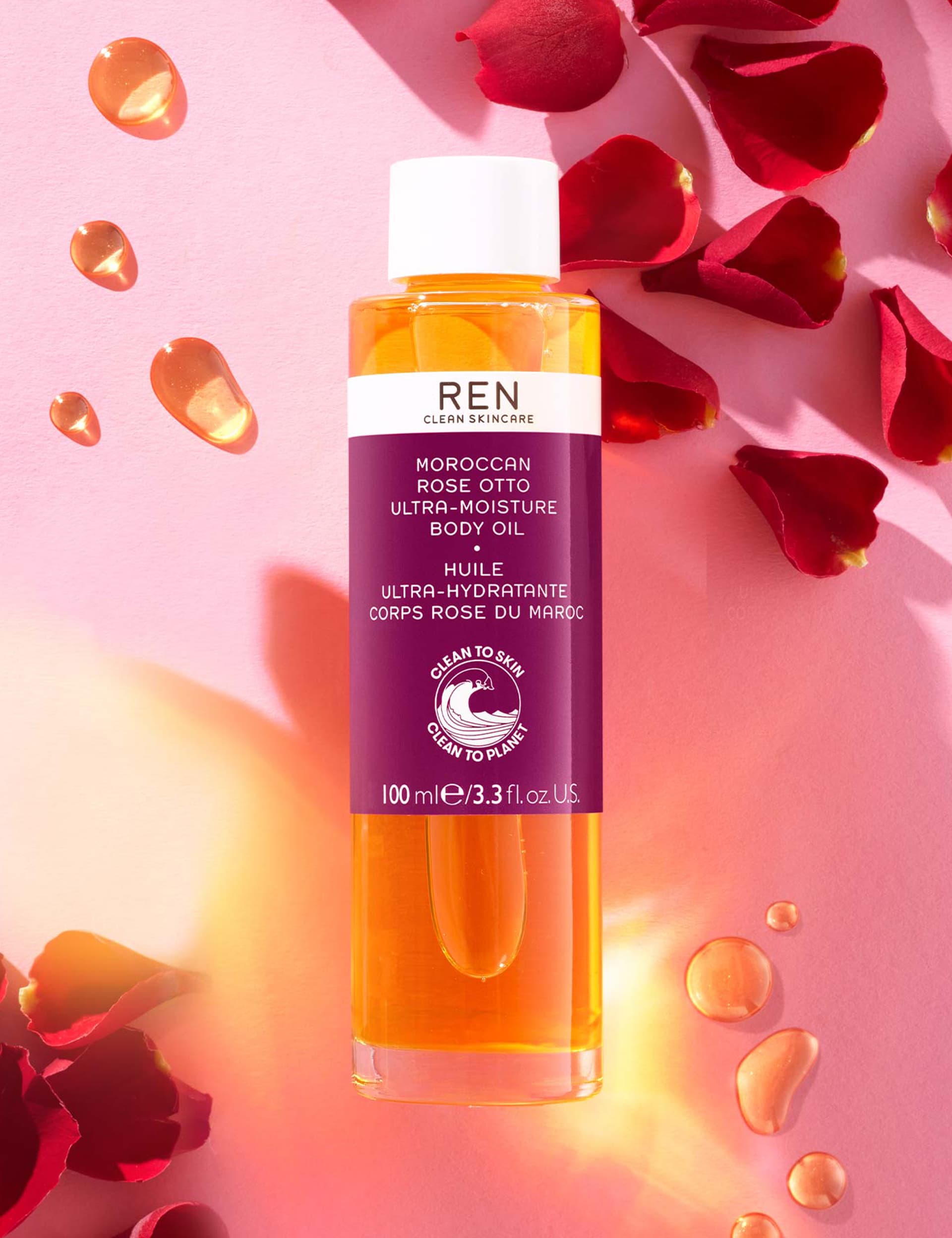 Ren Moroccan Rose Otto Ultra-Moisture Body Oil 100ml