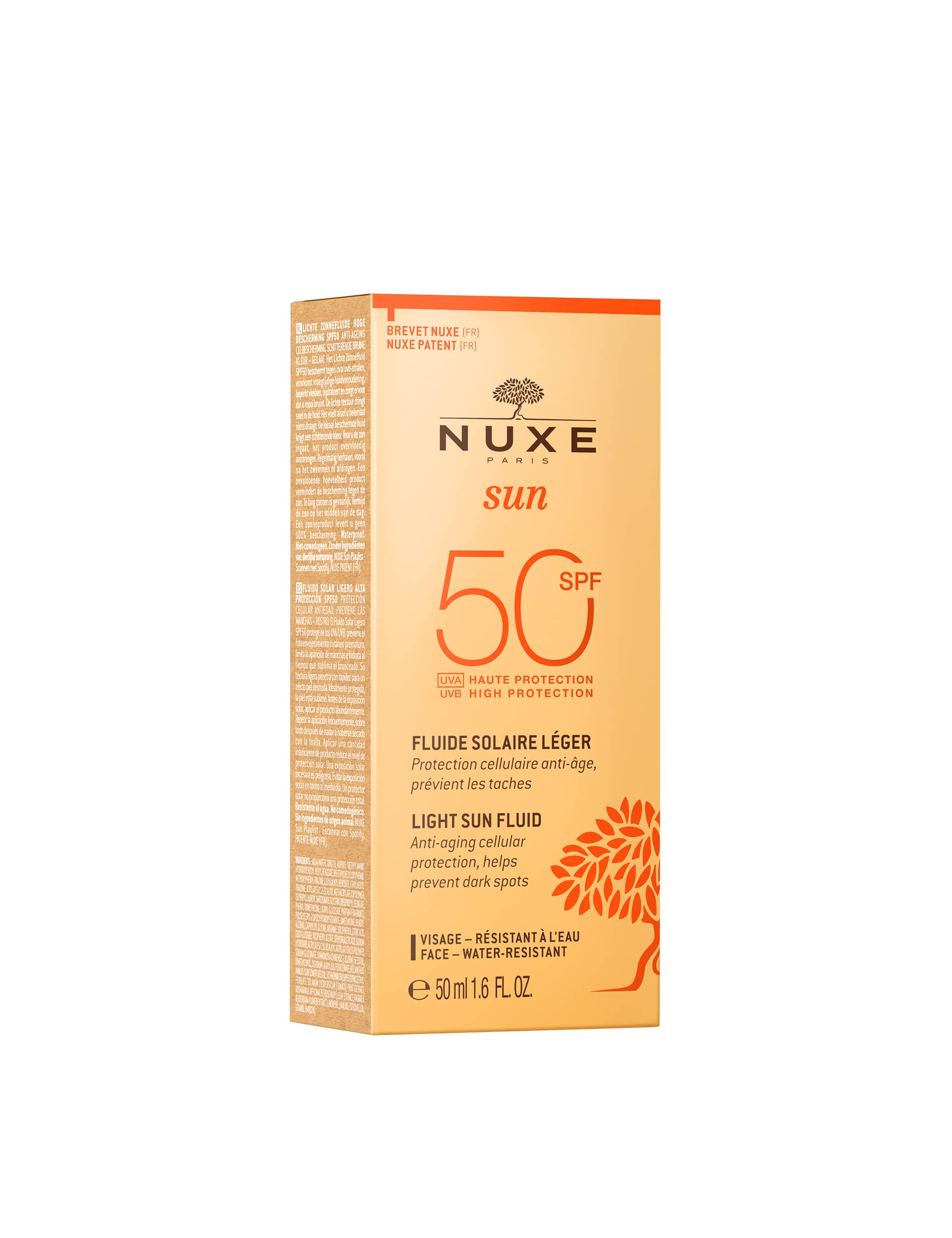 Nuxe Women's NUXE Light Sun Fluid SPF50 High Protection Face 50ml