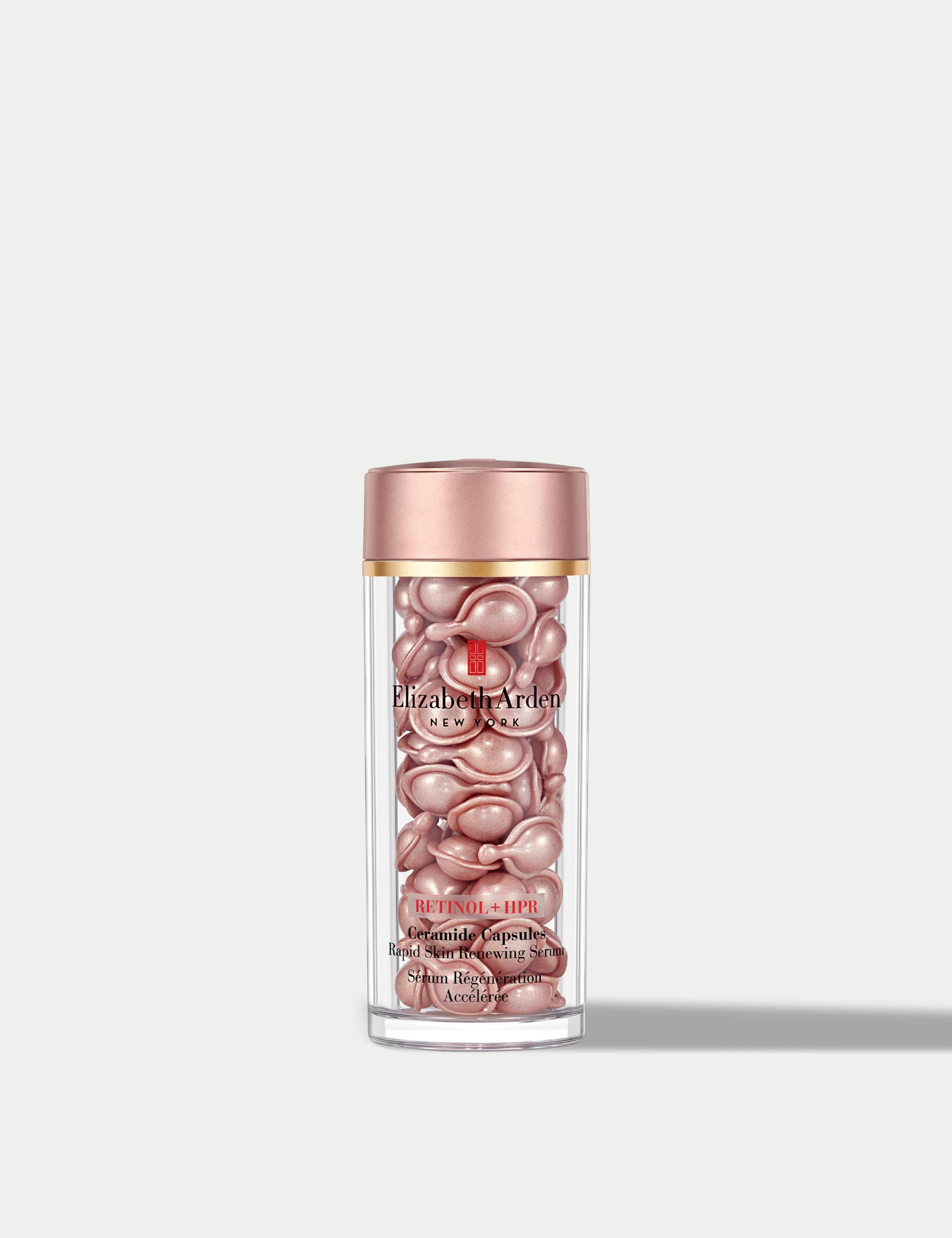 Elizabeth Arden RETINOL + HPR Ceramide Capsules Rapid Skin Renewing Serum, 60-Piece