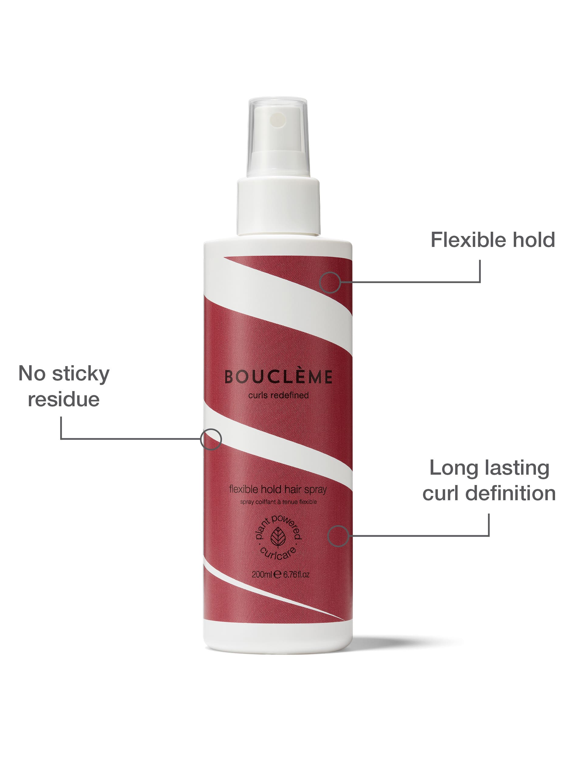 Boucleme Women's Boucleme Flexible Hold Hairspray 200ml