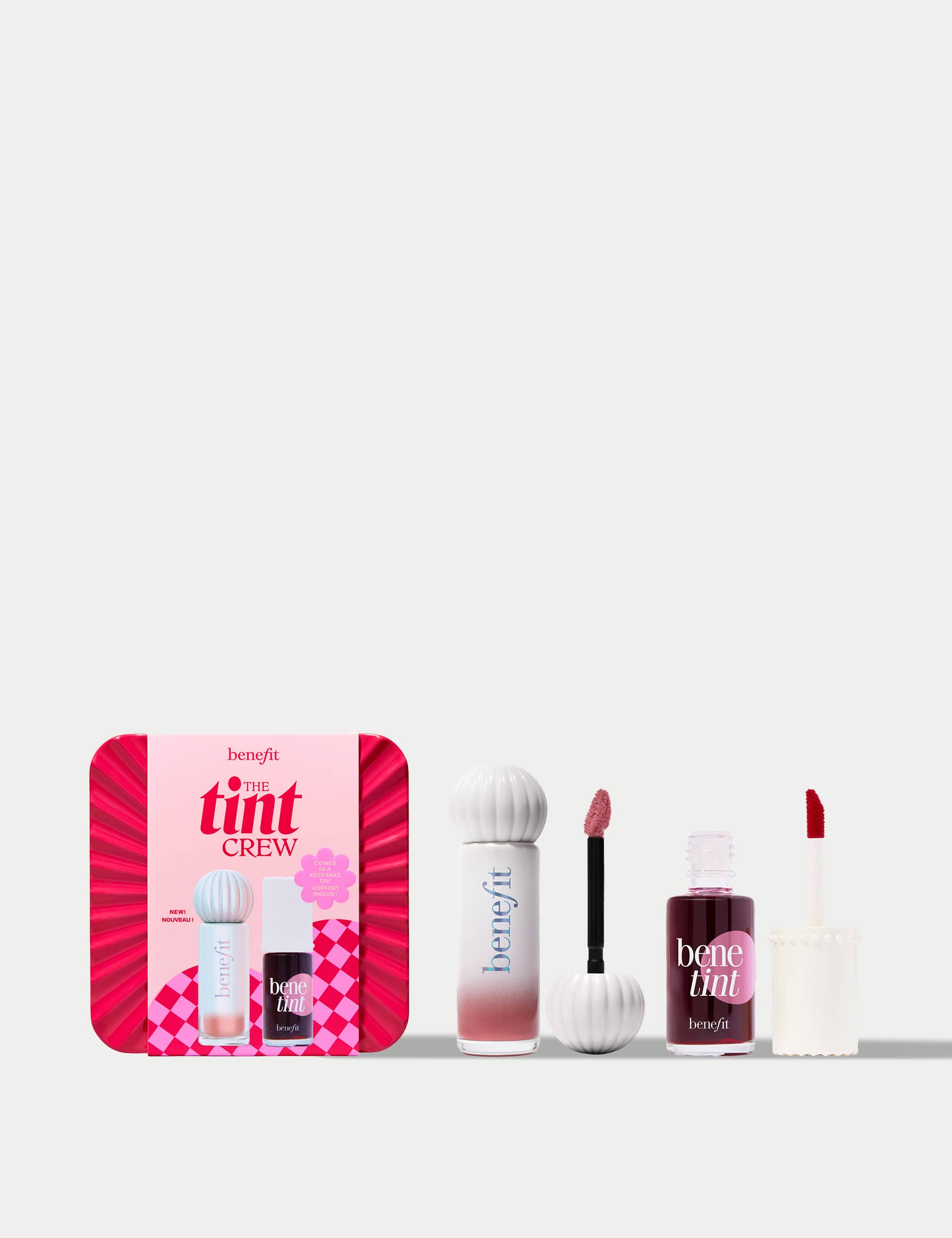 Benefit Women's The Tint Crew Lip Tint Duo Benetint & Splashtint Worth 43 12ml