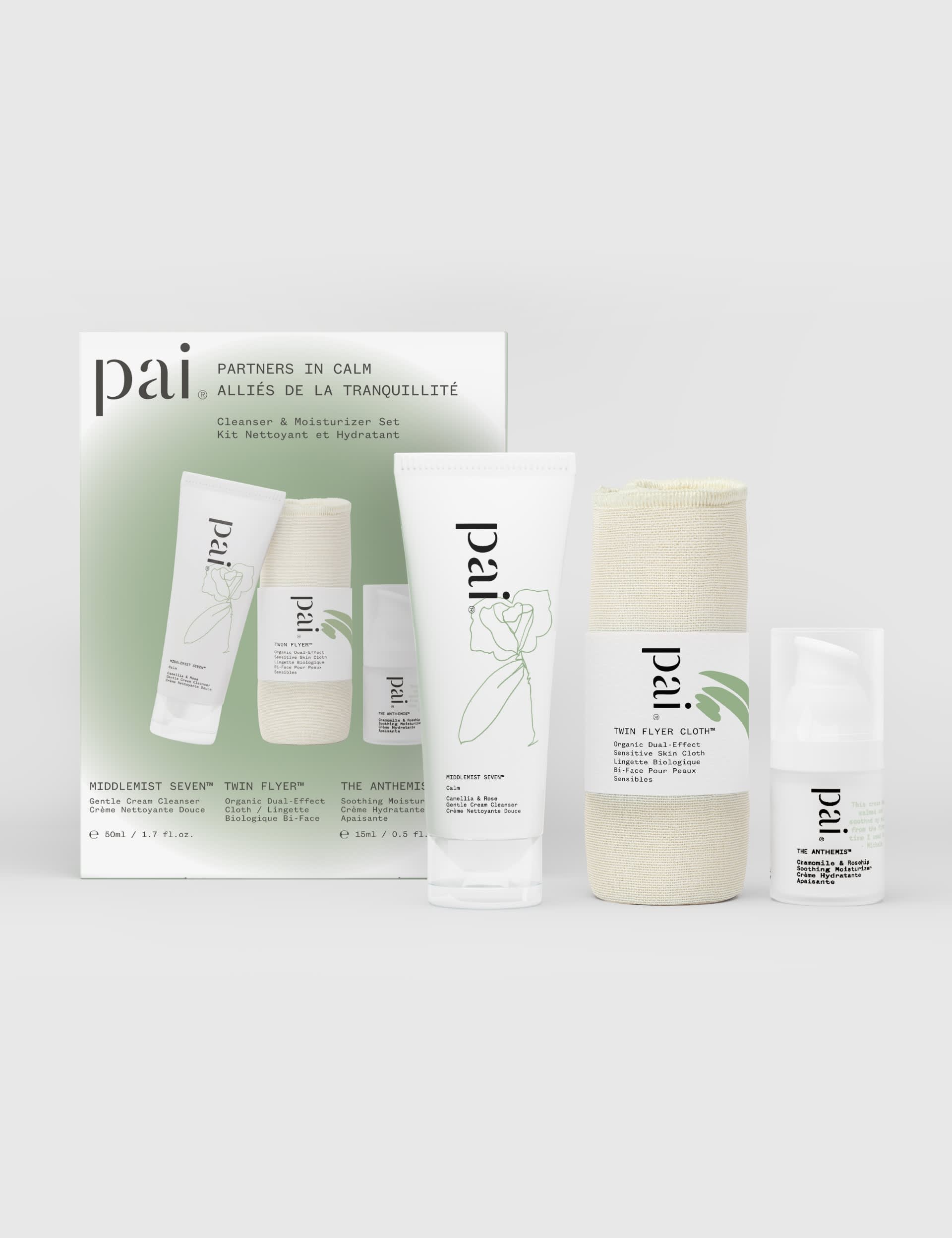 Pai Women's Partners in Calm Cleanser & Moisturizer Set