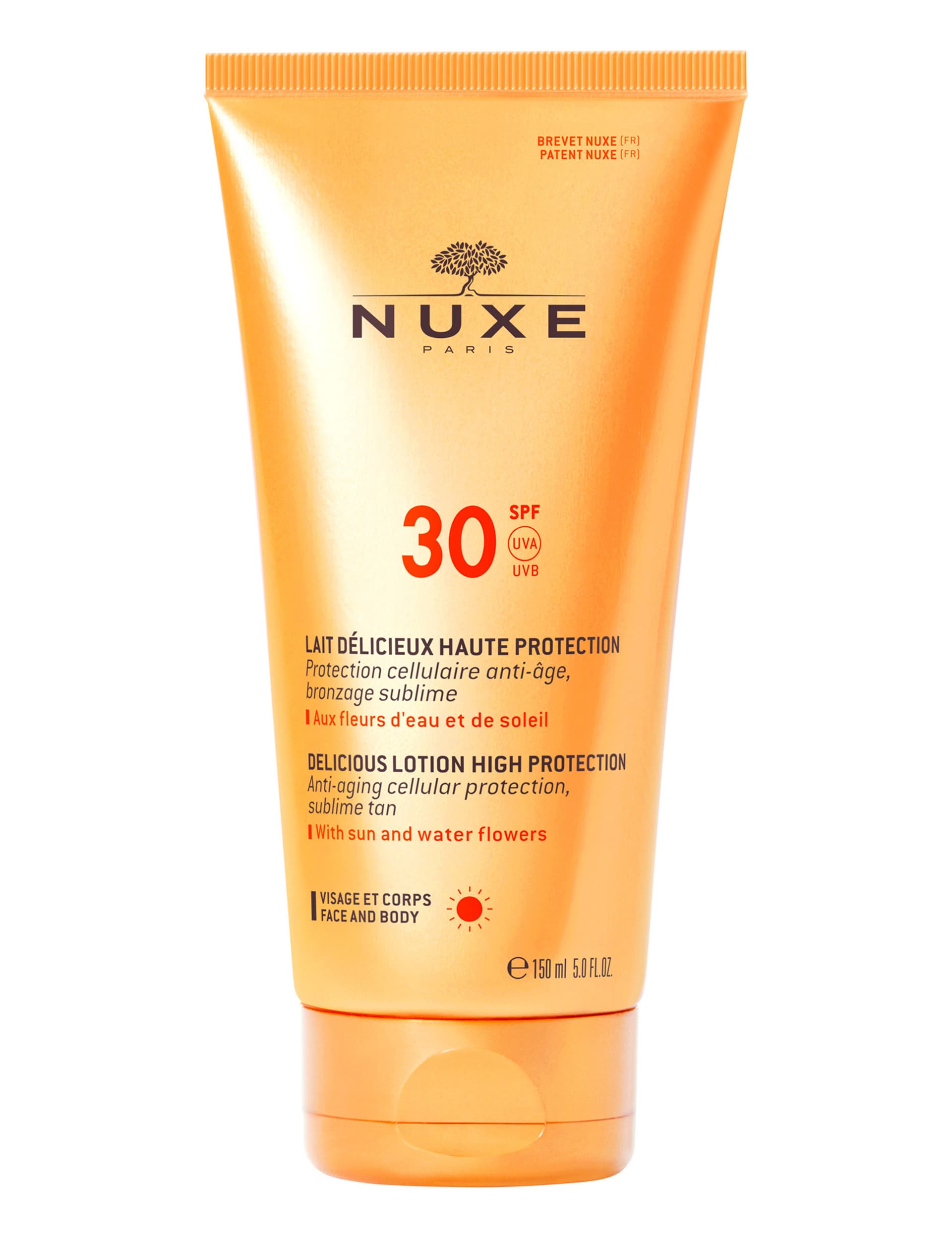 Nuxe Sun SPF 30 Delicious Lotion High Protection for Face and Body 150ml