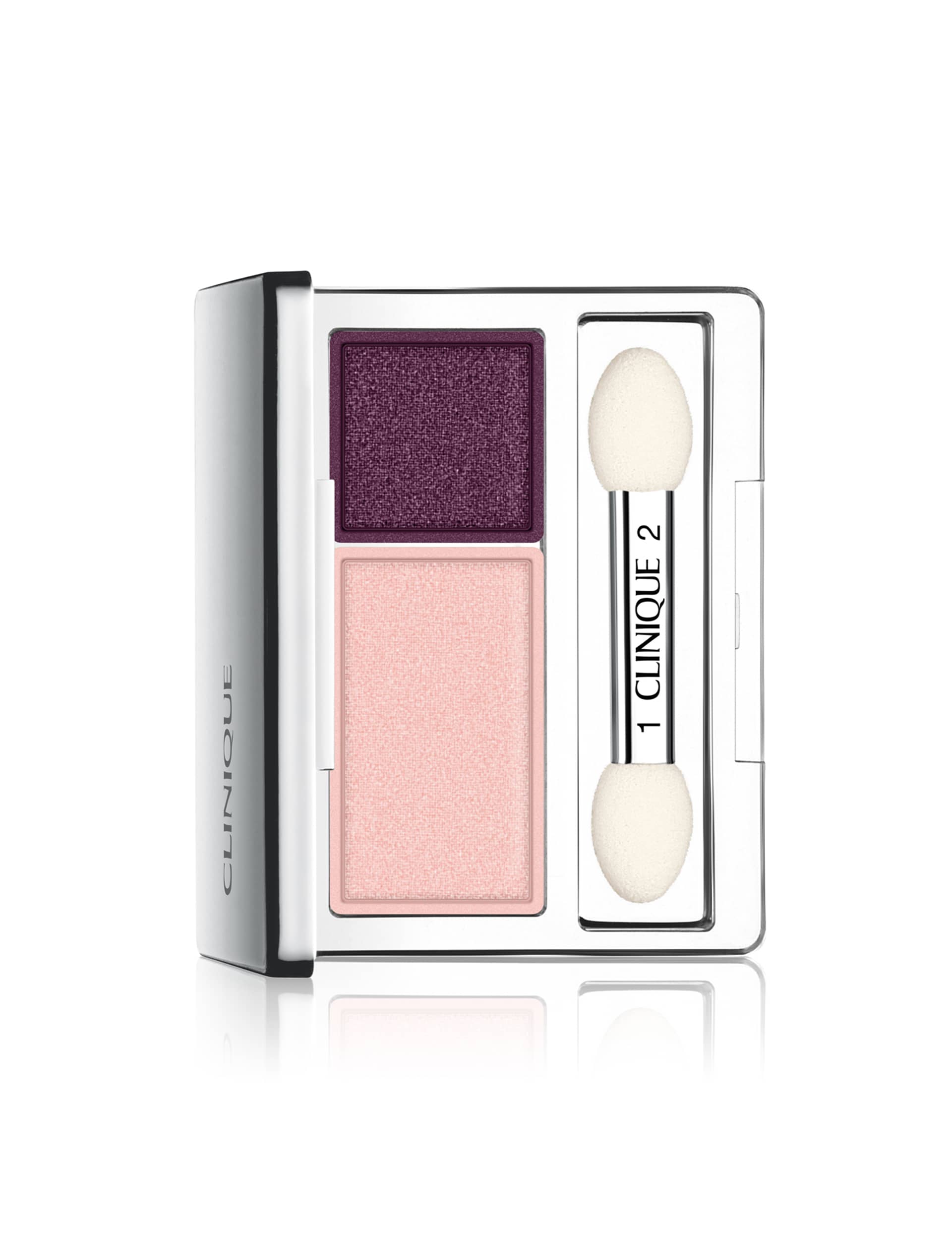 Clinique Women's All About Shadow Duo Eyeshadow 2.2g - Purple, Pale Blue,Pale Blush,Purple,Light Pi