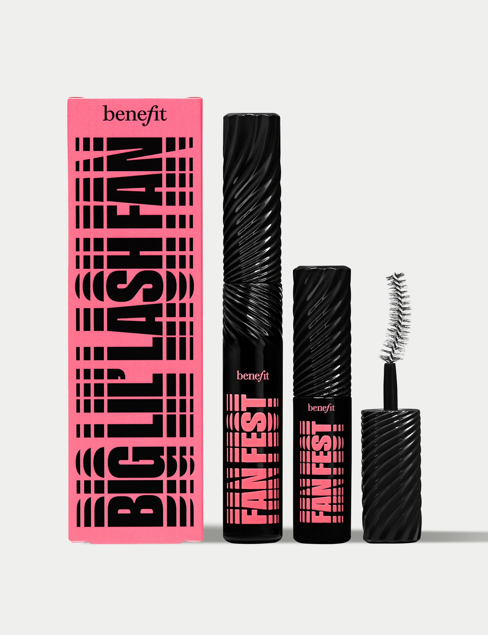 Benefit Women's Big Lil Lash Fan Fanning & Volumising Fan Fest Mascara Duo Set (Worth 42) 12.5g