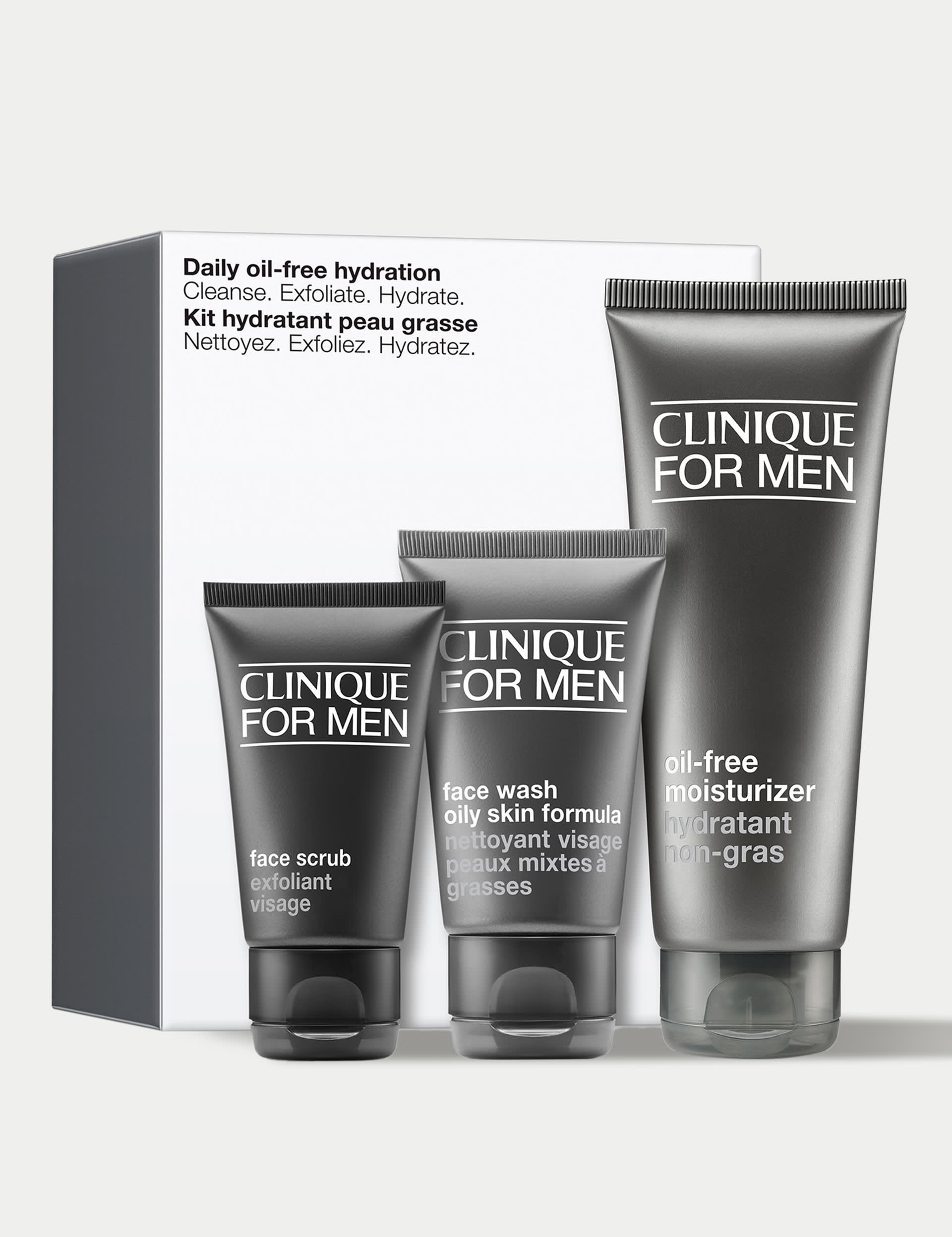 Clinique Daily Oil-Free Hydration Skincare Gift Set for Men's