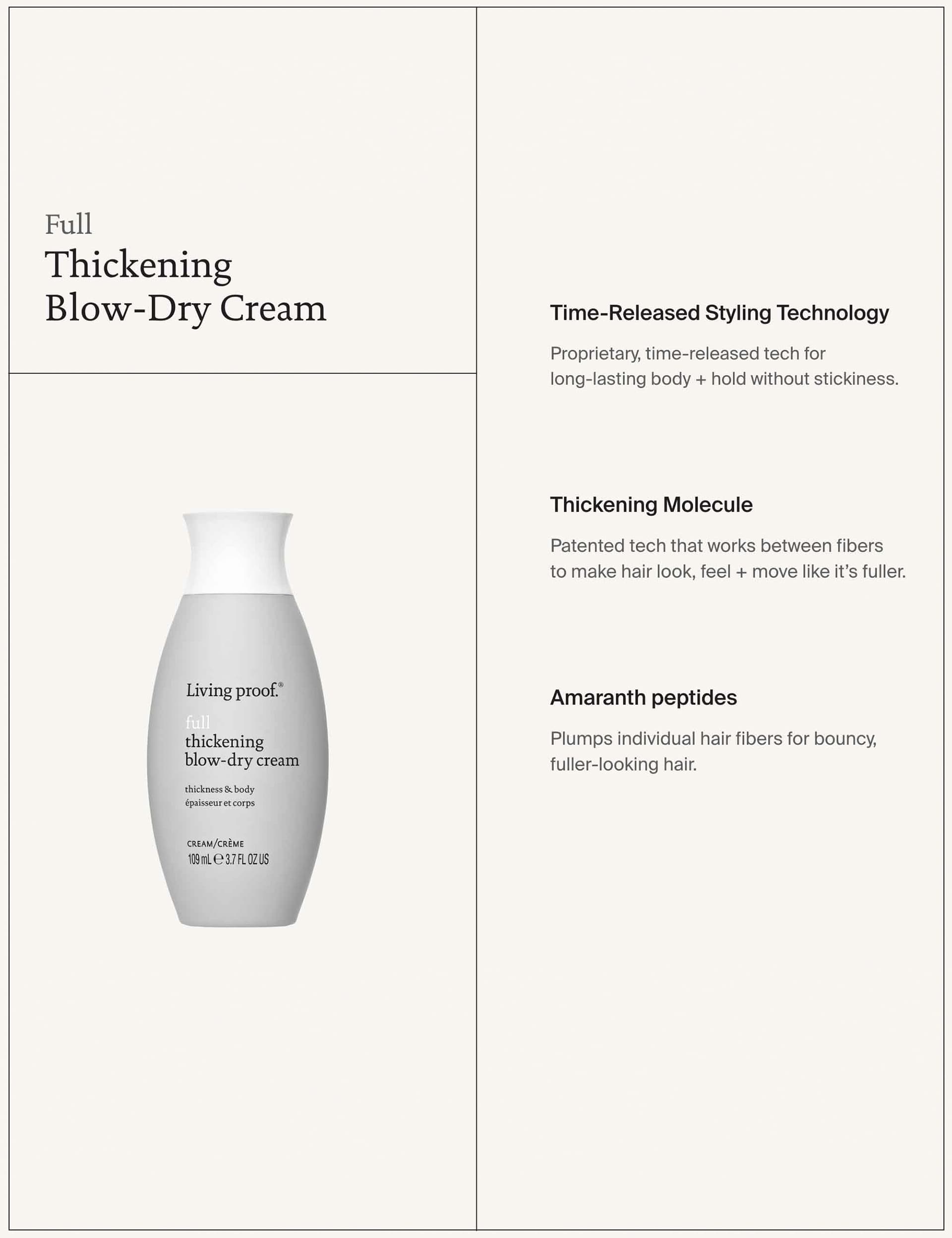 Living Proof. Full Thickening Blow-Dry Cream 109ml