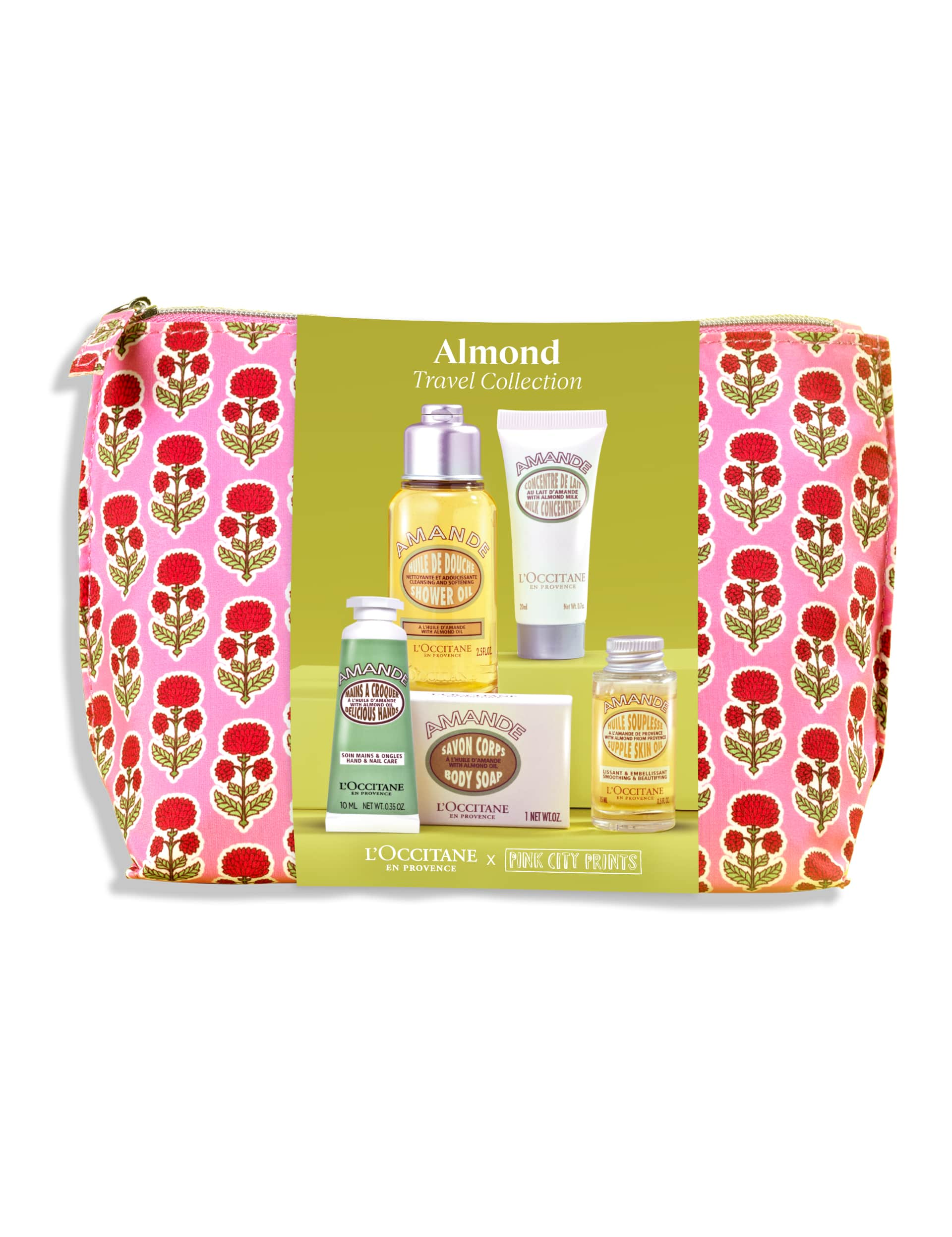 L'Occitane Women's Almond Travel Collection Gift Set