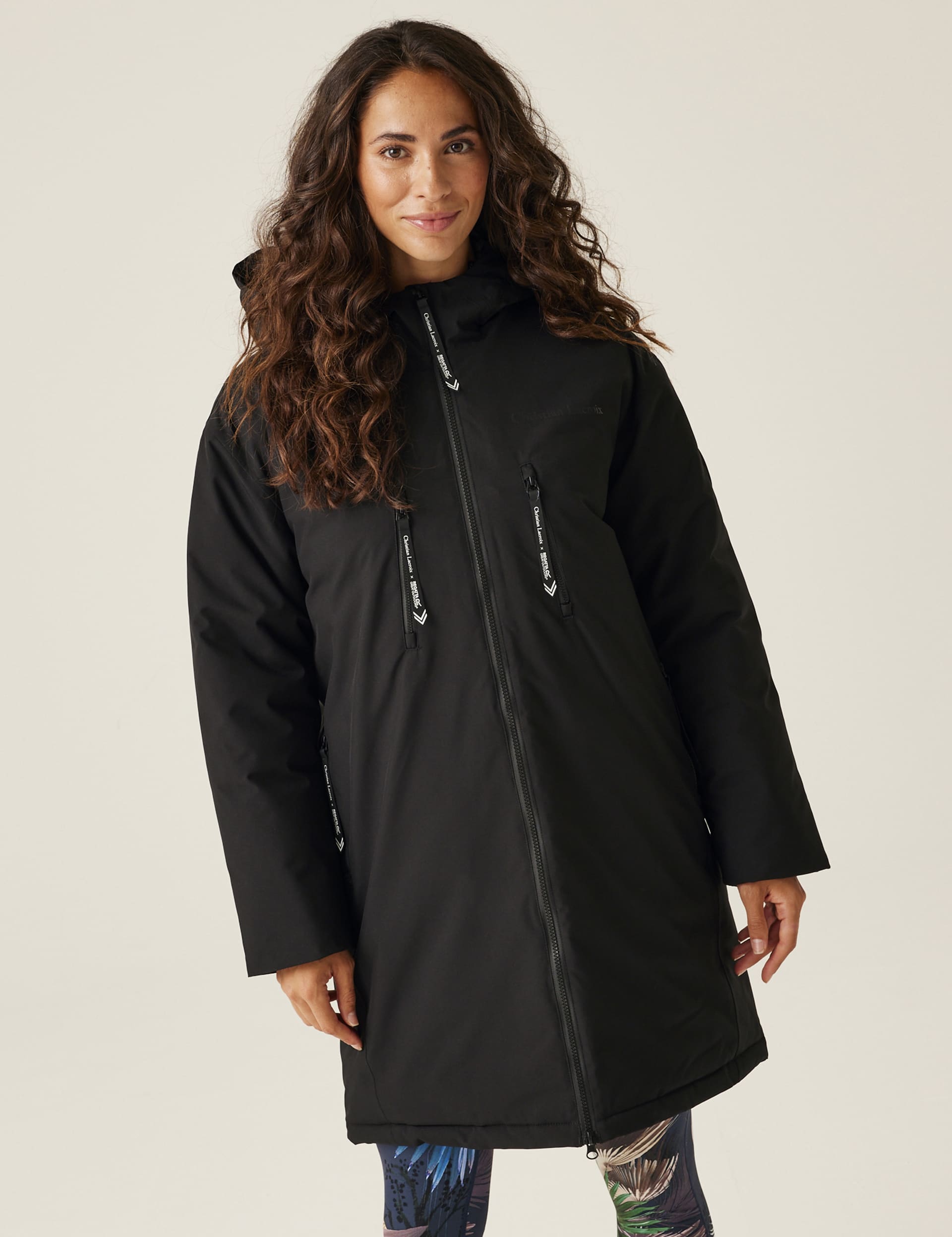 Regatta Women's Christian Lacroix Cailar II Waterproof Coat - 14 - Black, Black