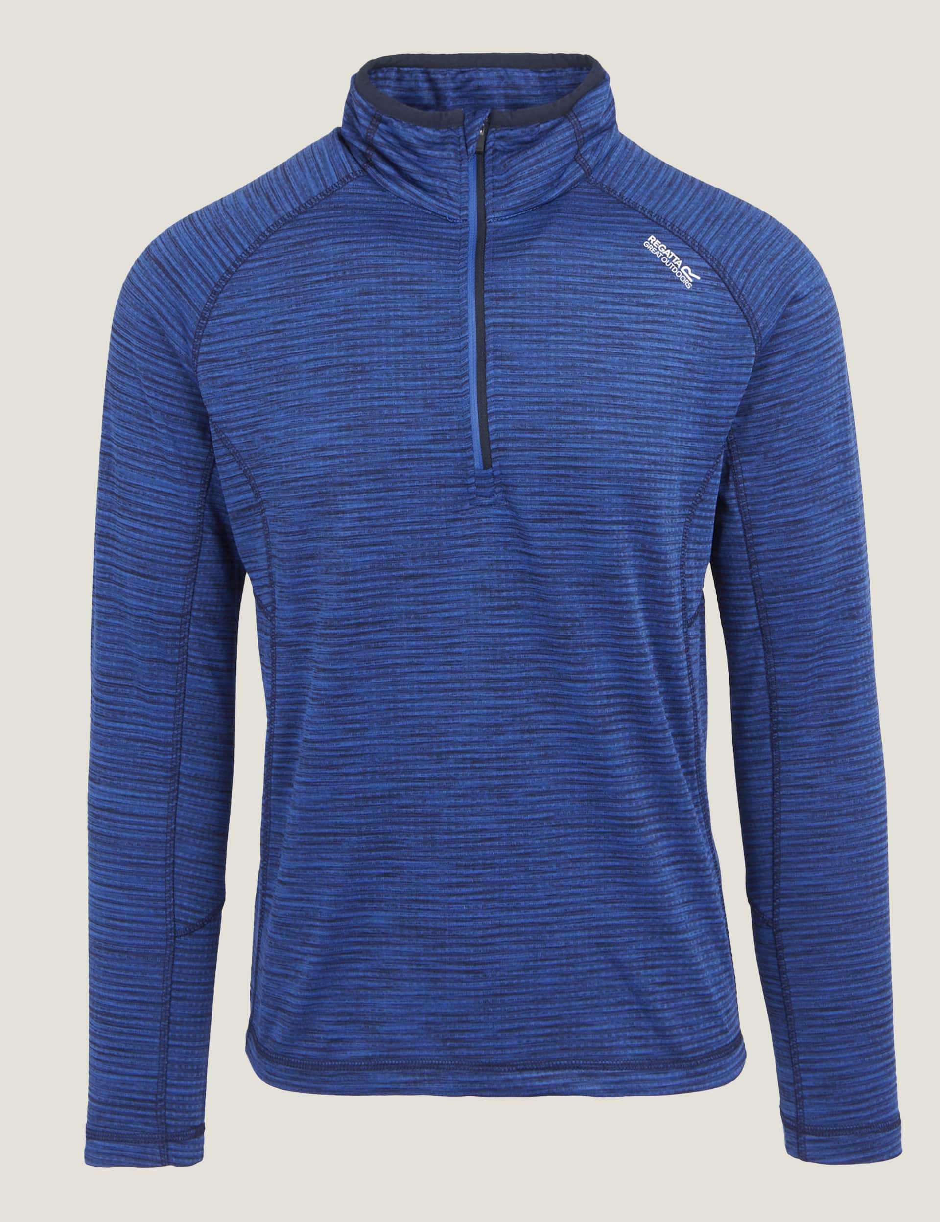 Regatta Men's Yonder II Half Zip Funnel Neck Jumper - XXL - Blue, Blue