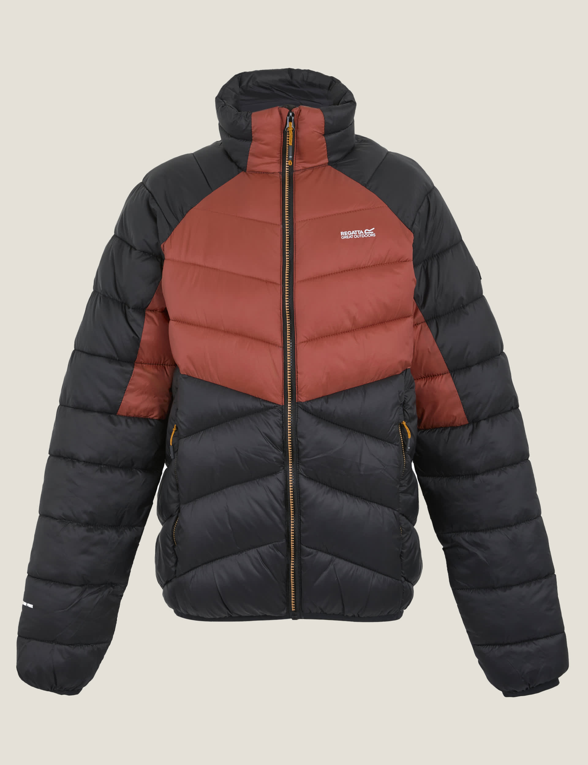 Regatta Men's Dalent Padded Puffer Jacket - Red Mix, Red Mix