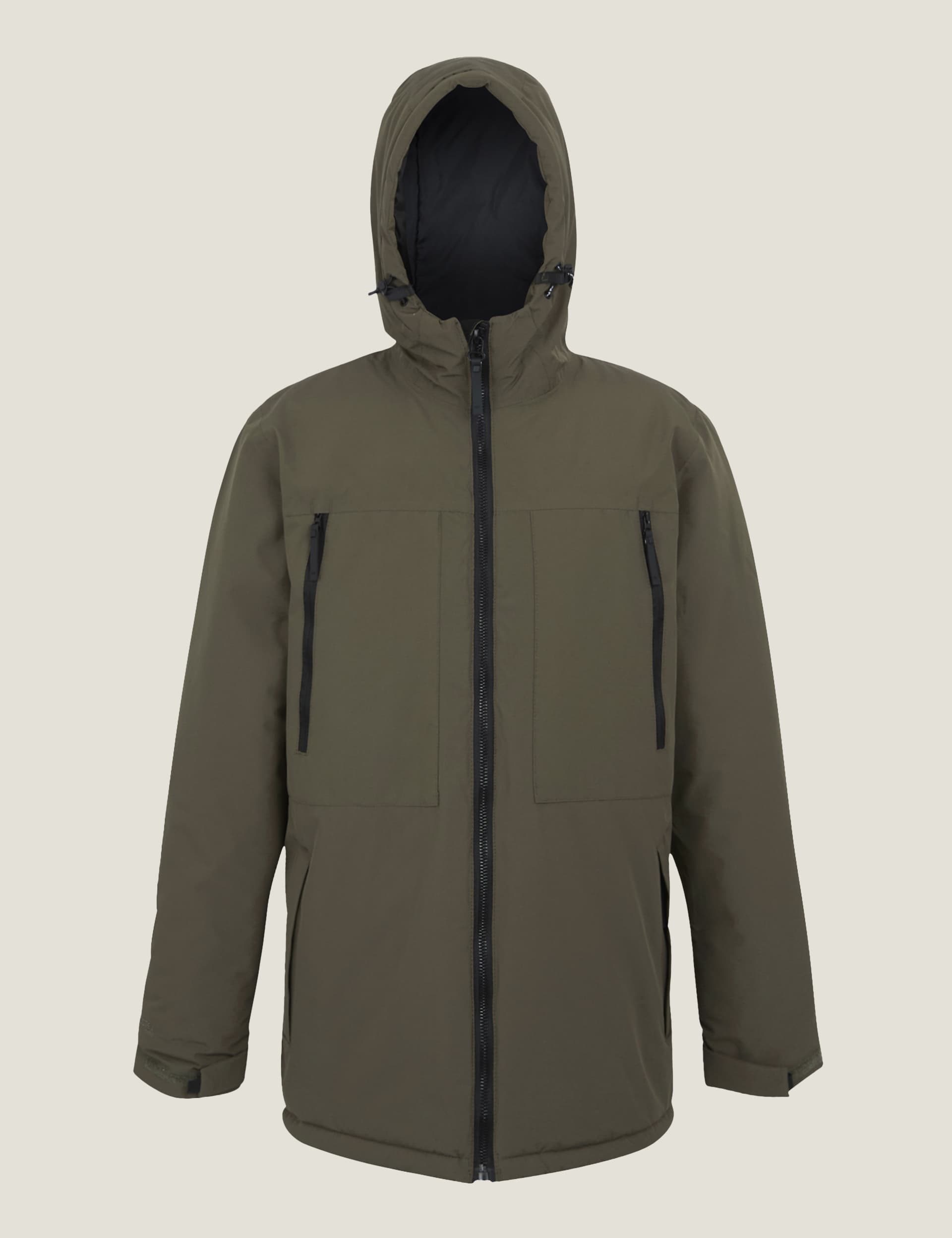 Regatta Men's Larrick II Hooded Anorak - Khaki, Navy,Khaki