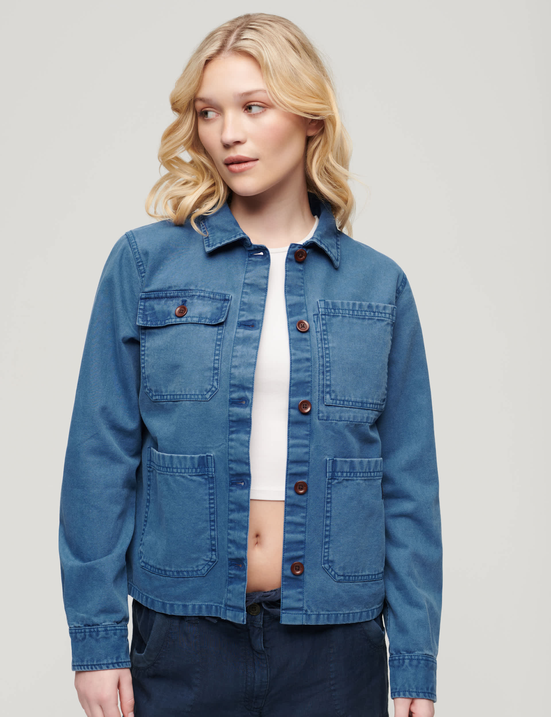 Superdry Women's Collared Relaxed Utility Jacket