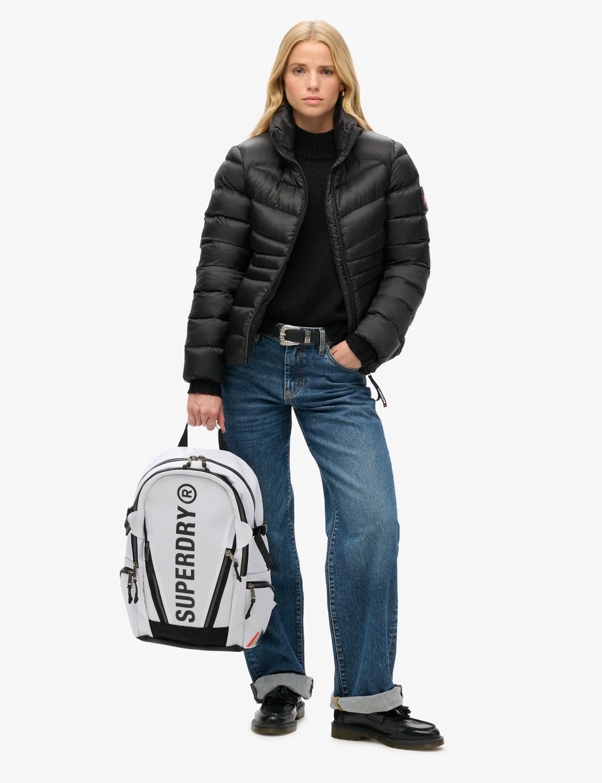 Superdry Women's Tarp Rucksack - White, White