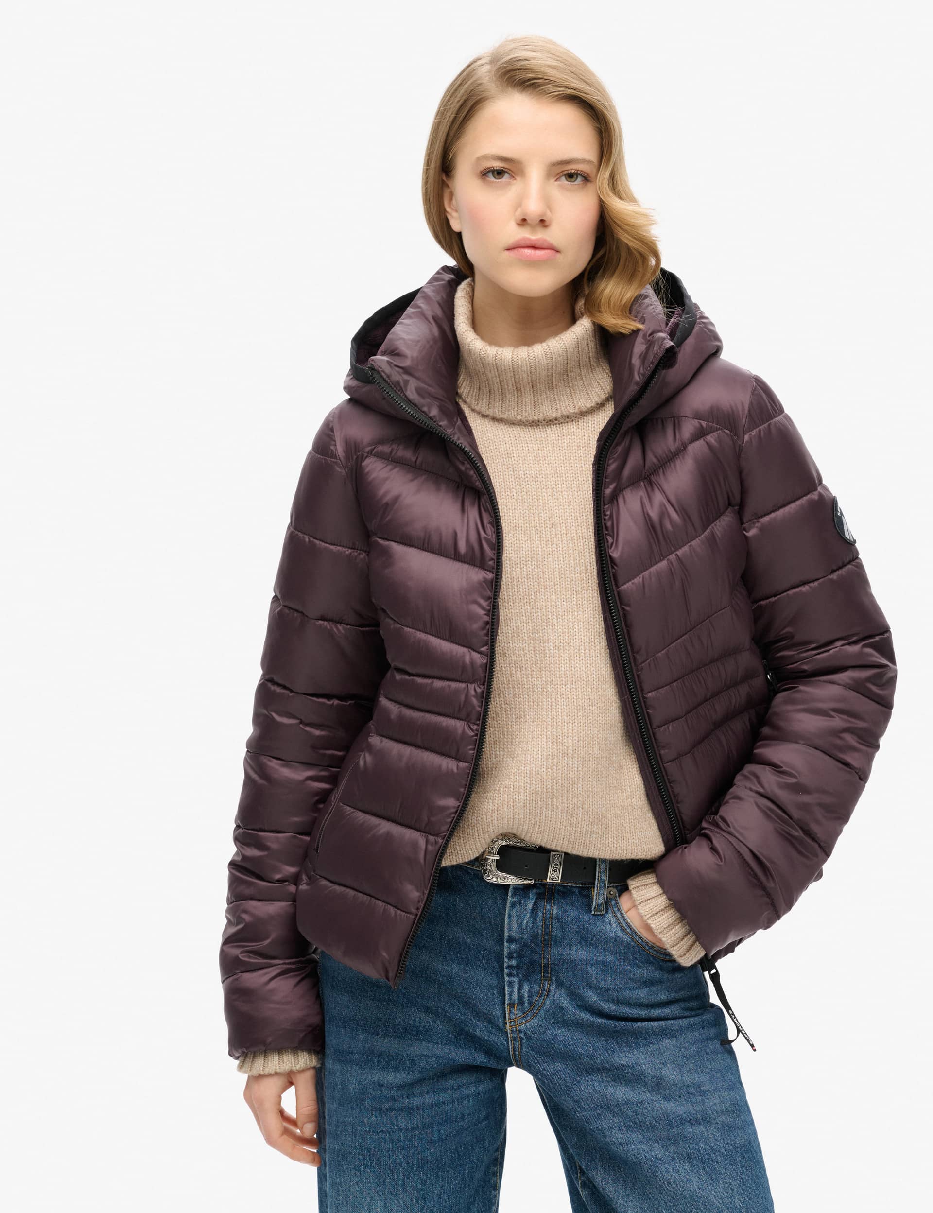 Superdry Women's Hooded Padded Puffer Jacket