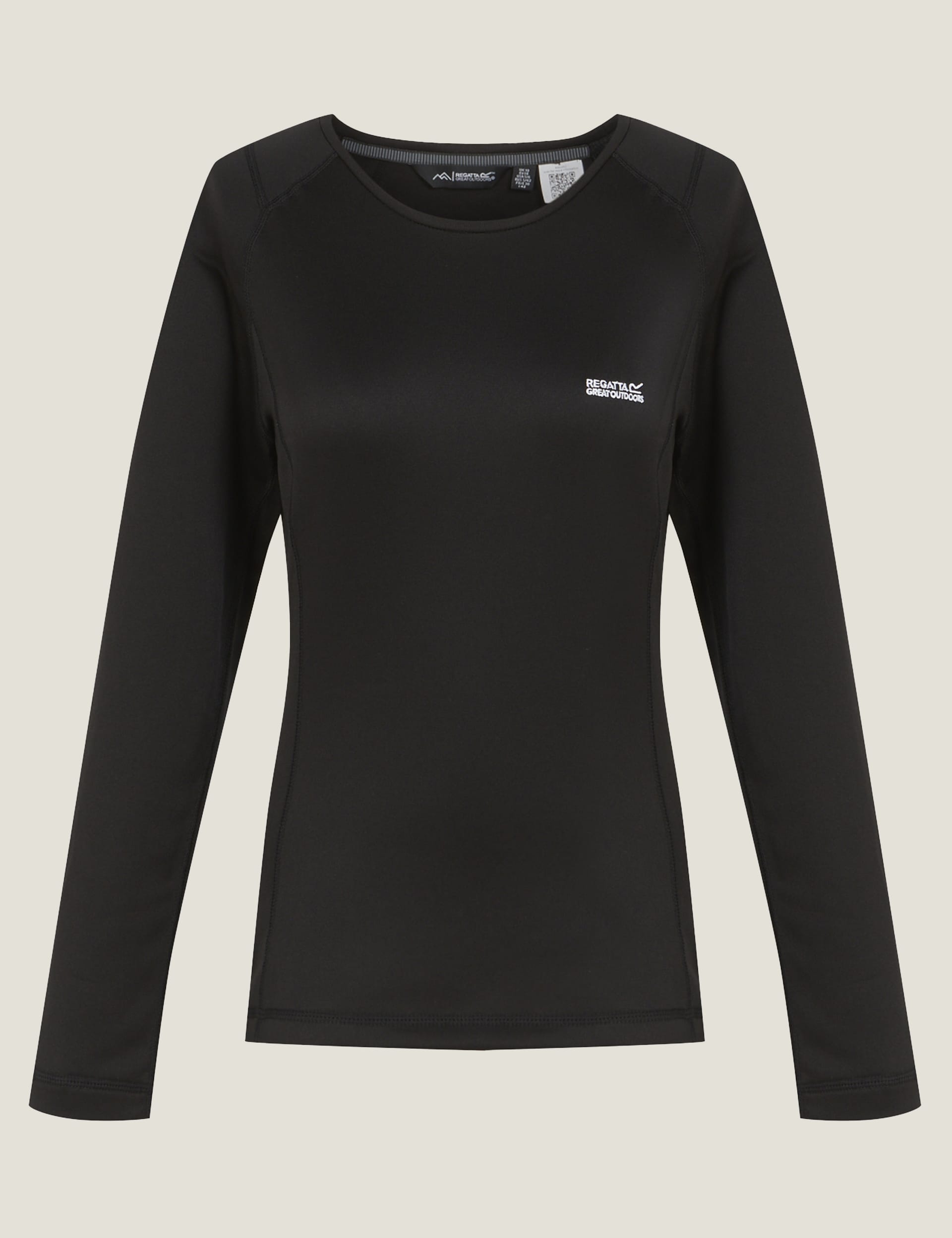 Regatta Women's 2pc Thermal Baselayer Set - 16 - Black, Black