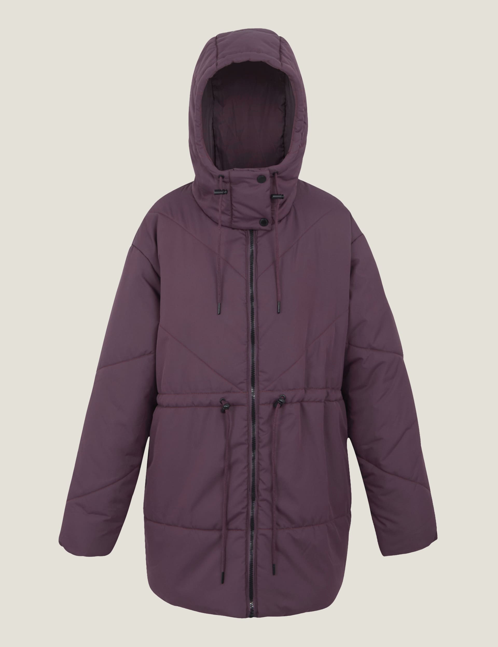 Regatta Women's Rurie Water-Repellent Hooded Padded Coat - 12 - Purple, Purple