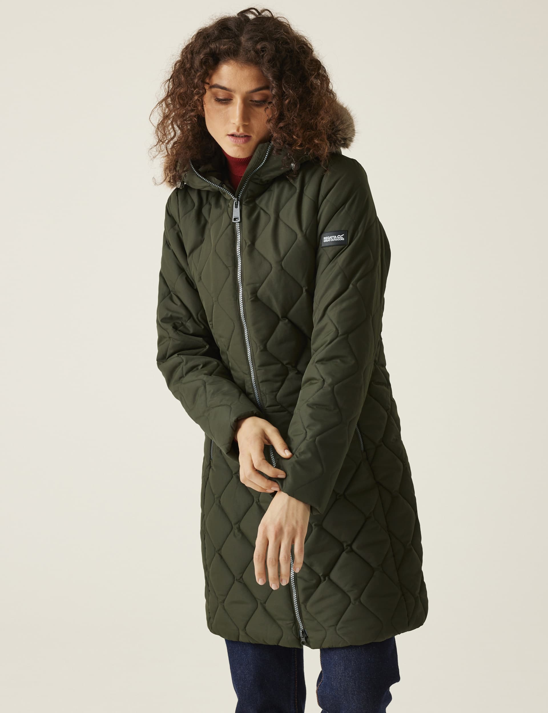 Regatta Women's Fritha III Hooded Padded Longline Coat