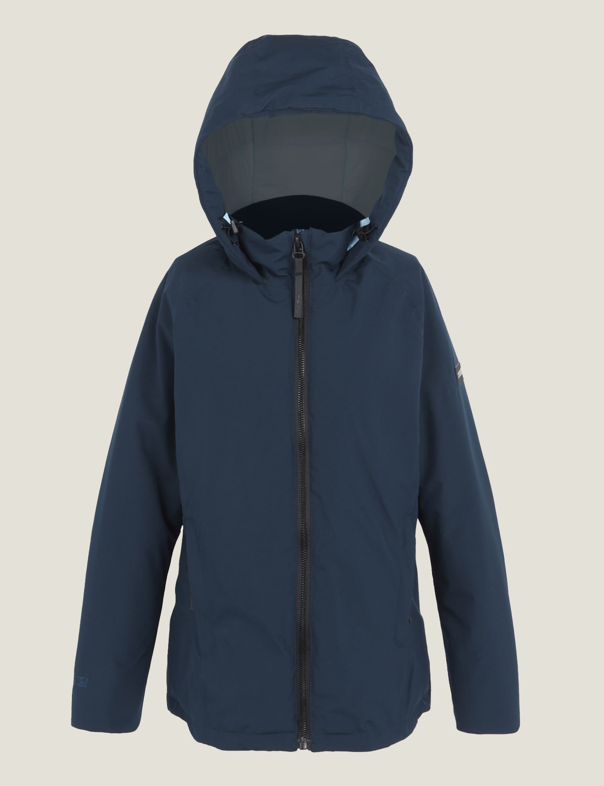 Regatta Women's Reeah Waterproof Hooded Raincoat - 20 - Navy, Navy,Black