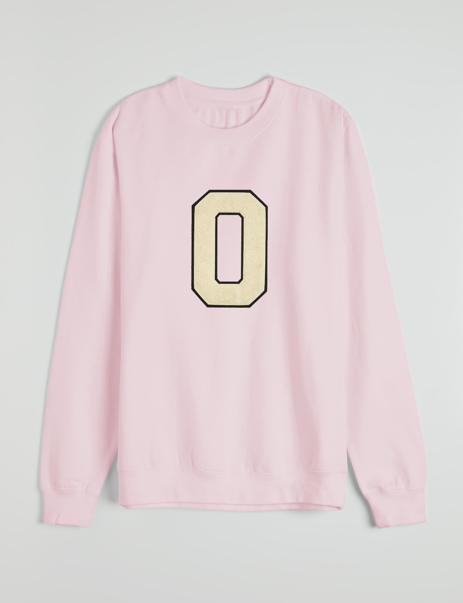 Dollymix Personalised Kids Letter Sweatshirt (5-11 Yrs) - 5-6 Y - Pink, Pink