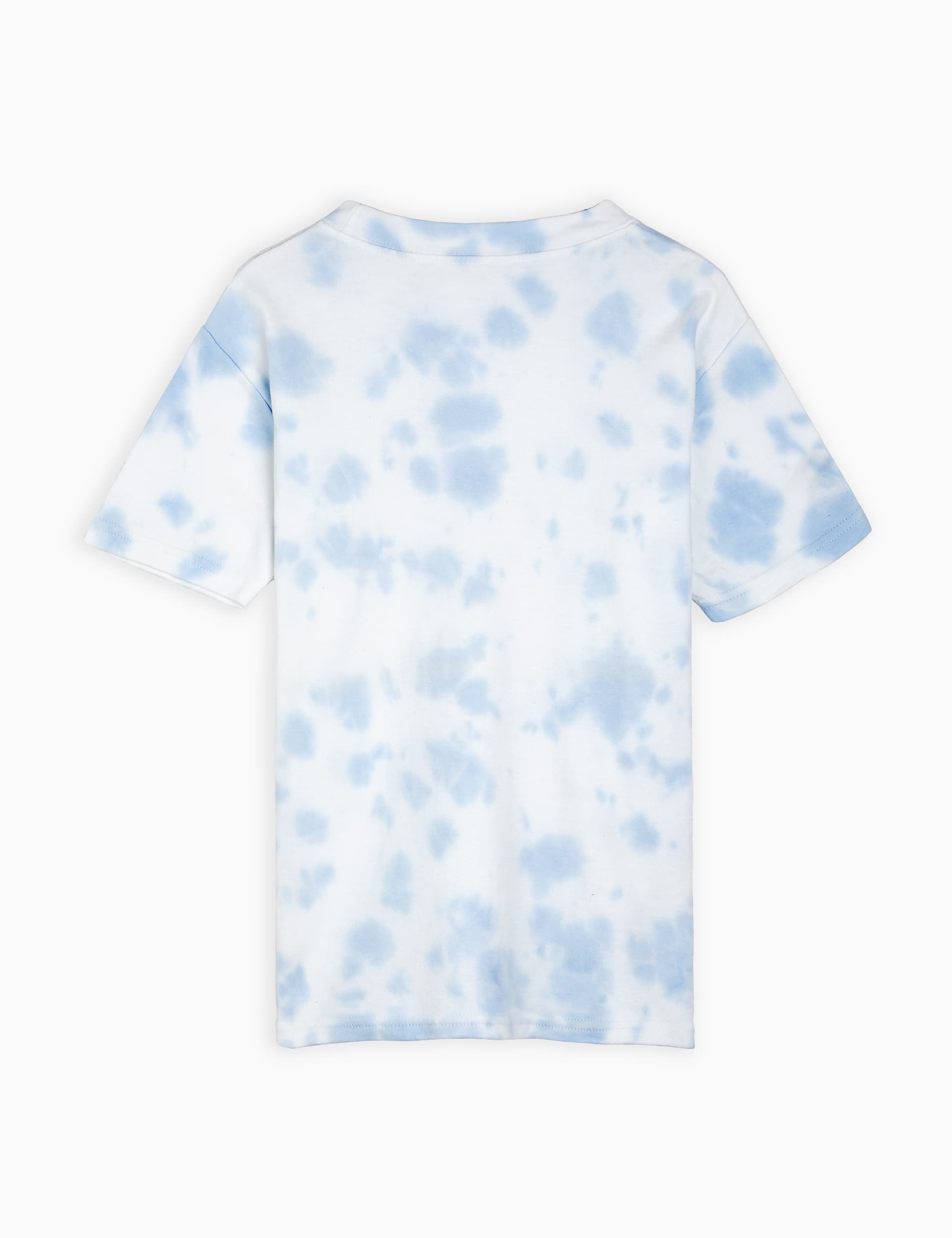 Dollymix Personalised Boys Tie Dye T-Shirt (0-6 Yrs) - 5-6 Y - Light Blue Mix, Light Blue Mix