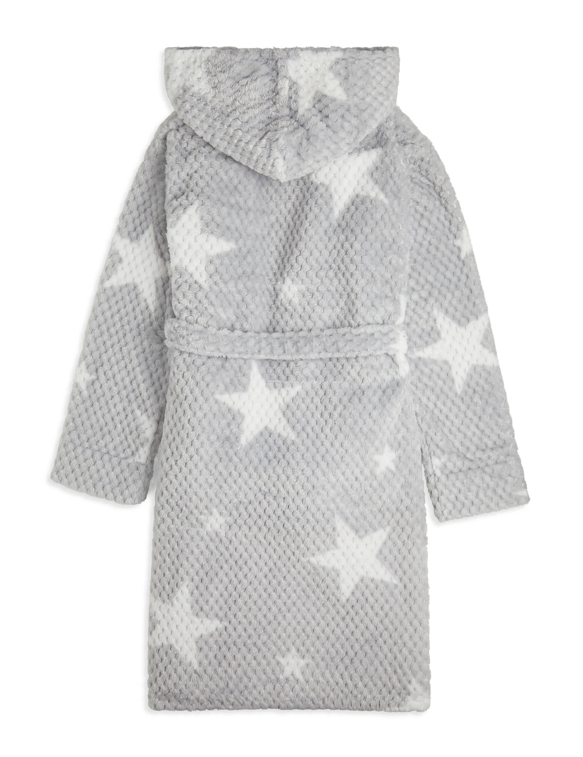 Dollymix Personalised Women's Fleece Robe - L-XL - Grey Mix, Grey Mix