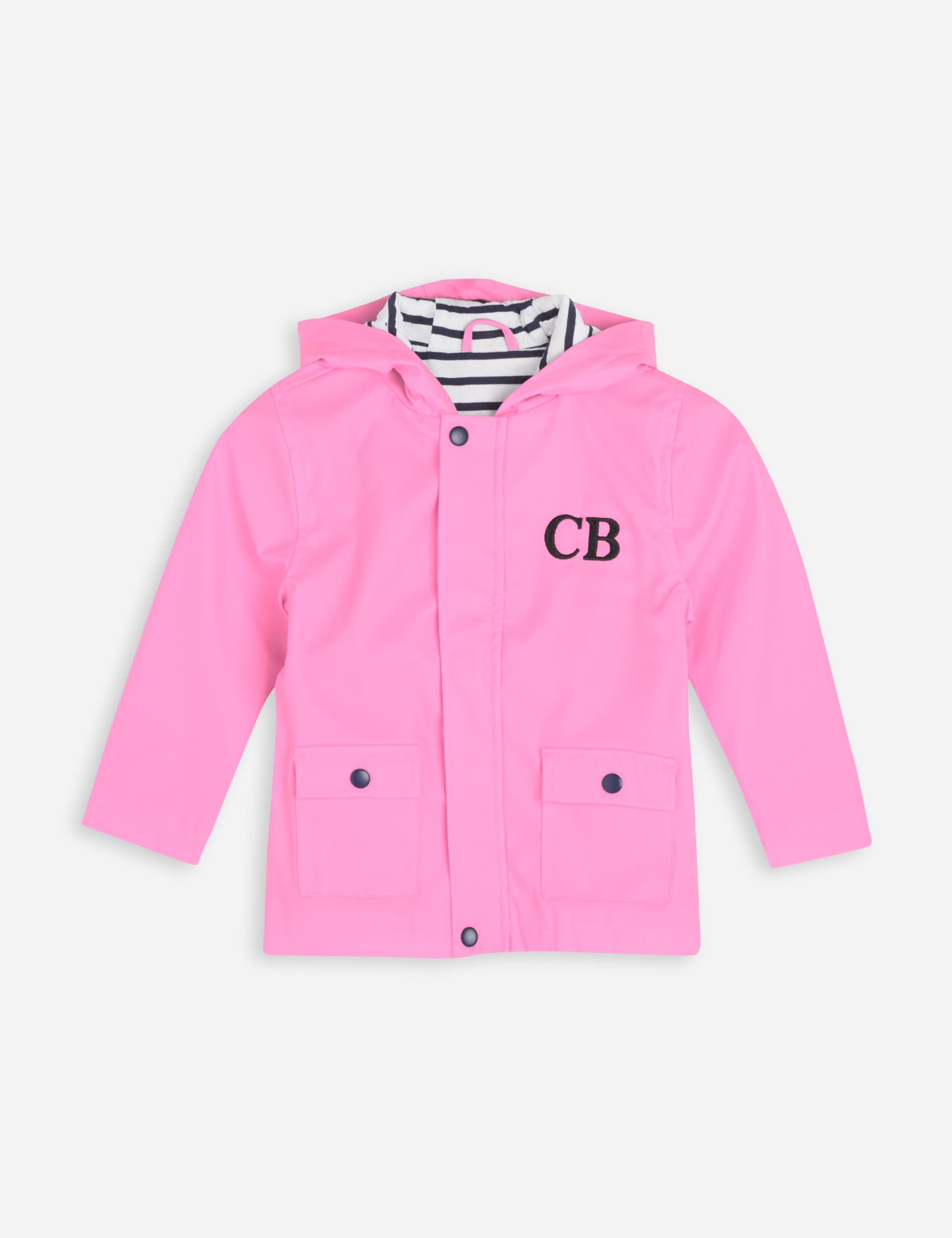 Dollymix Personalised Pink Rain Jacket (6 Mths-4 Yrs) - 2-3Y, Pink