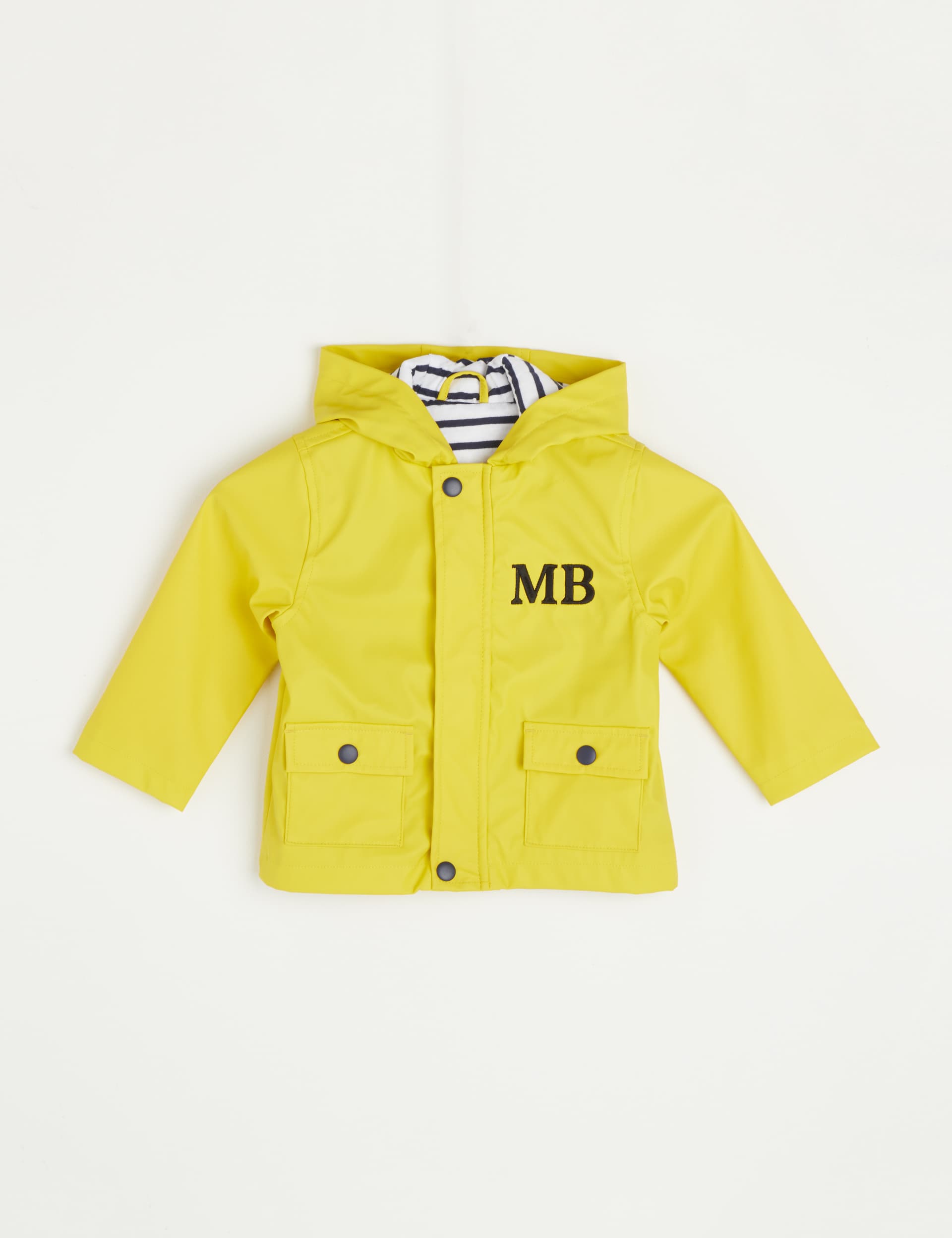 Dollymix Personalised Raincoat (6 Mths-3 Yrs) - 6-12M - Yellow, Yellow