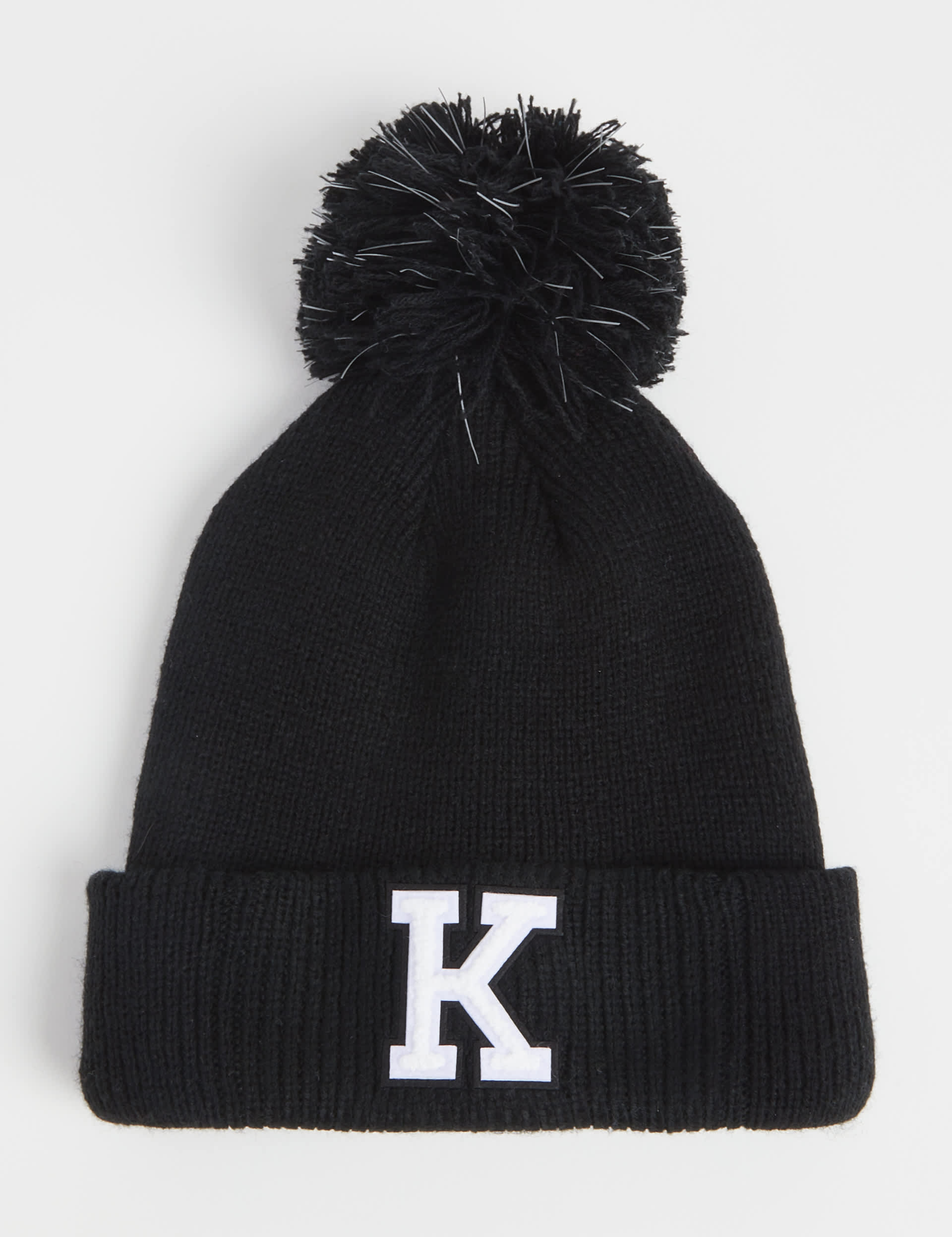 Alphabet Personalised Kids Beanie - Black, Black