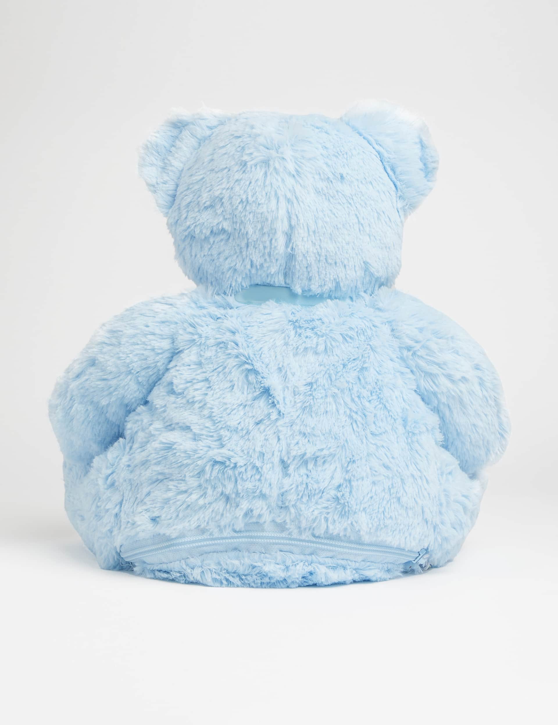 Alphabet Personalised Soft Plush New Baby Bear - Blue, Blue