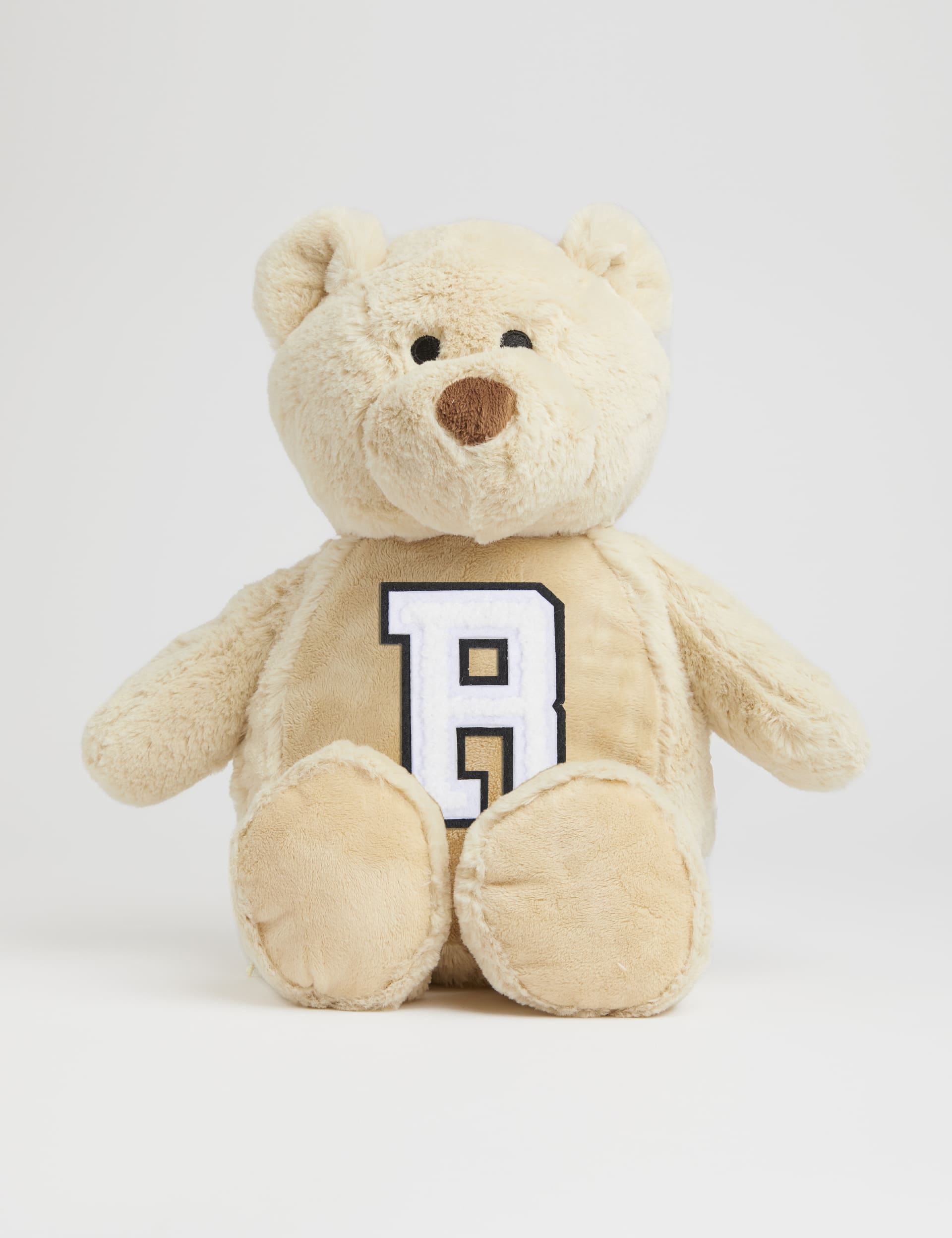 Alphabet Personalised Soft Plush Bear - Brown, Brown