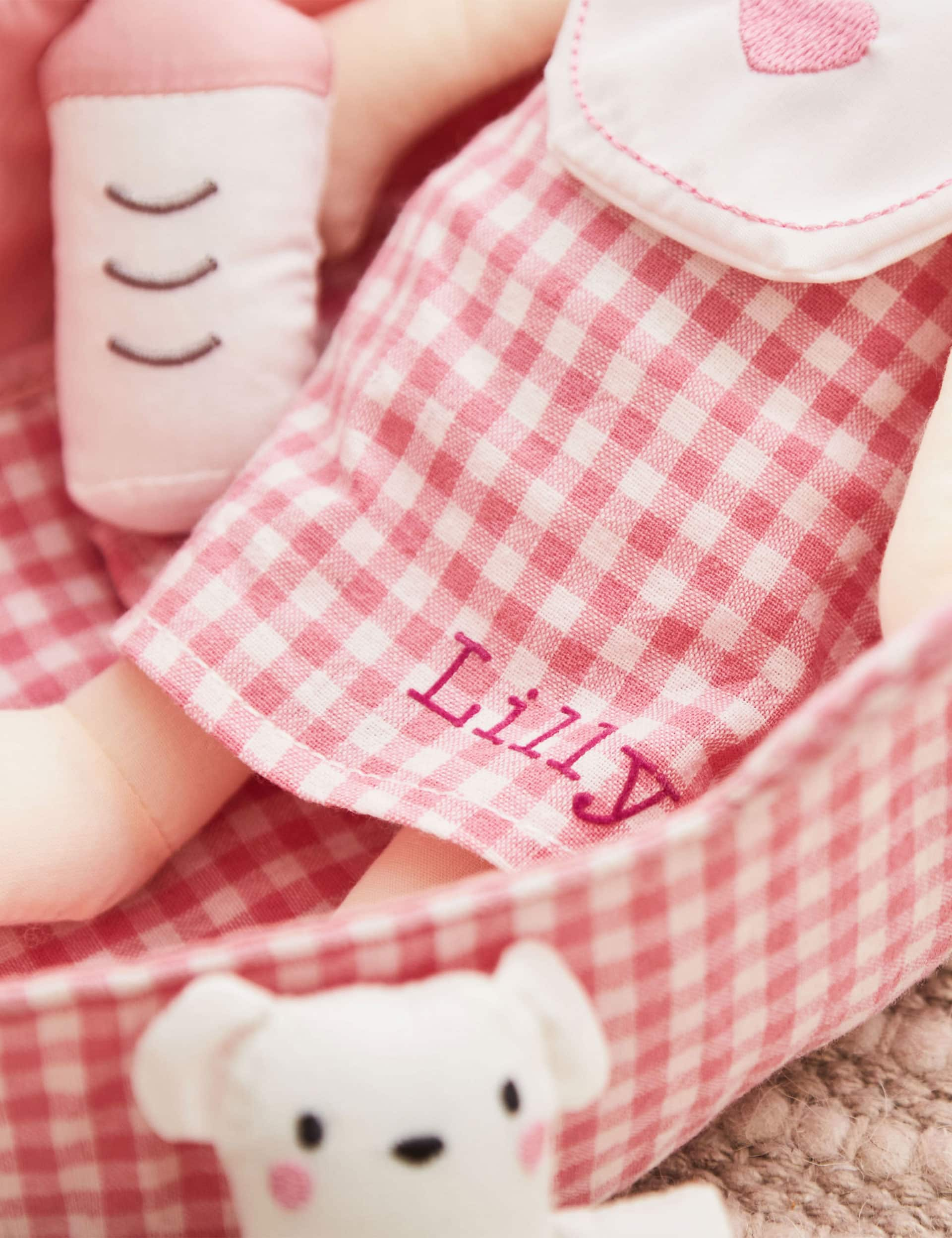 My 1St Years Personalised Baby Lilly Doll Play Set - Pink, Pink