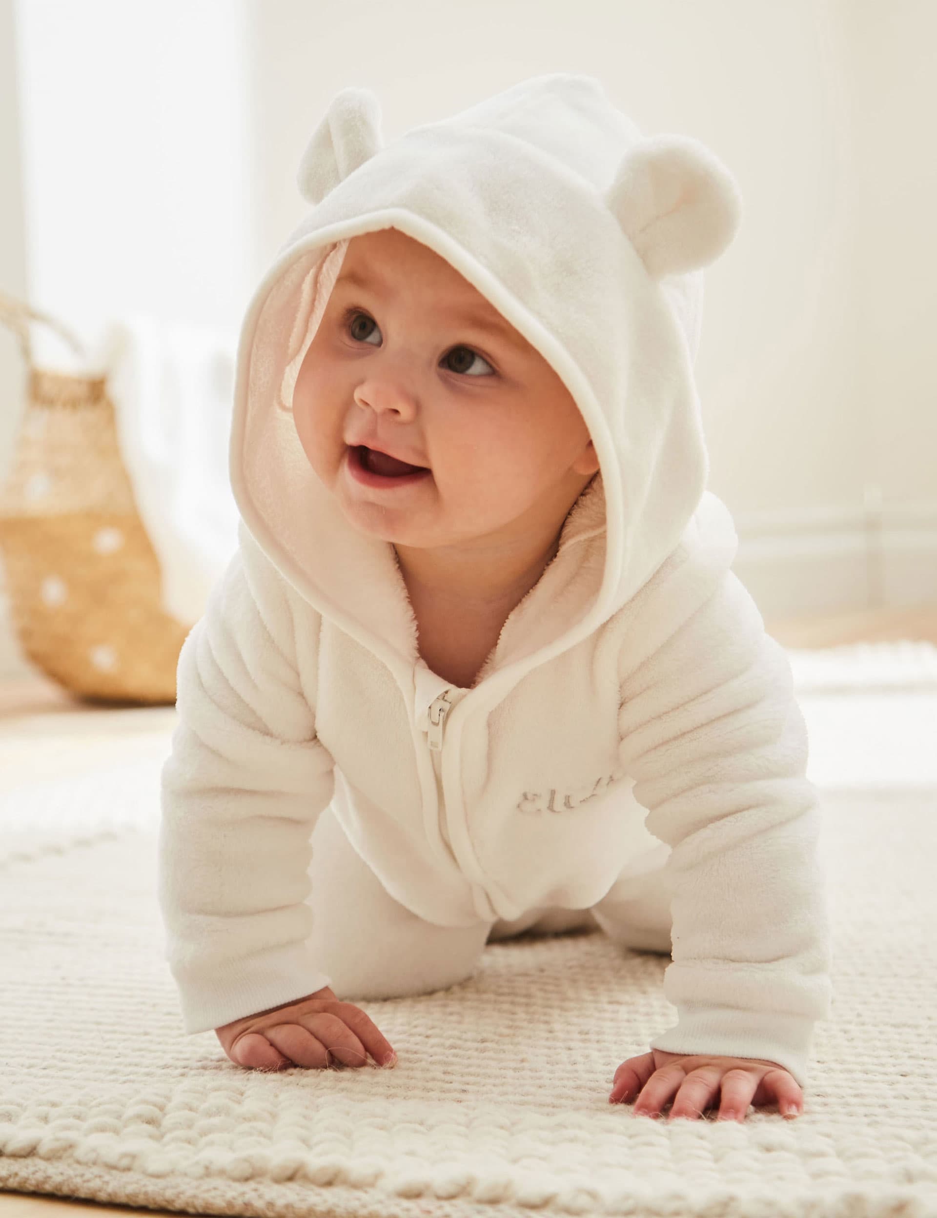 My 1St Years Personalised Ivory Fleece Onesie (0-18 Mths) - 3-6 M, Ivory