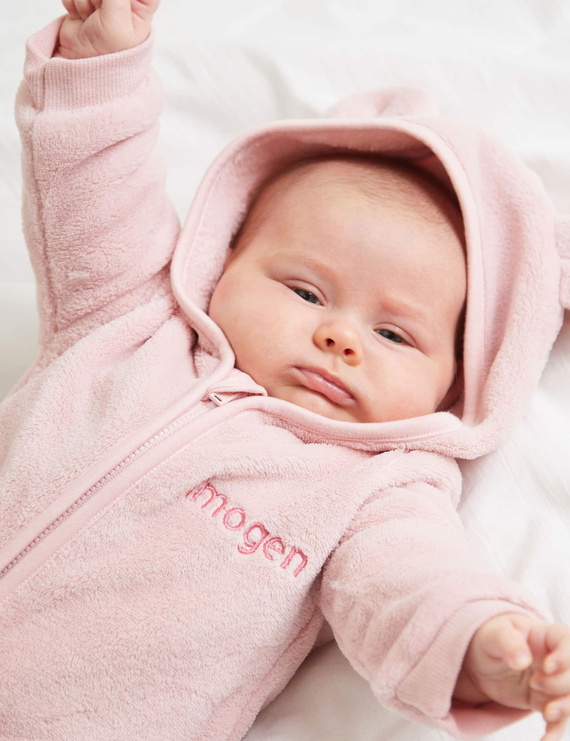 My 1St Years Personalised Pink Fleece Onesie (0-18 Mths) - 0-3 M, Pink