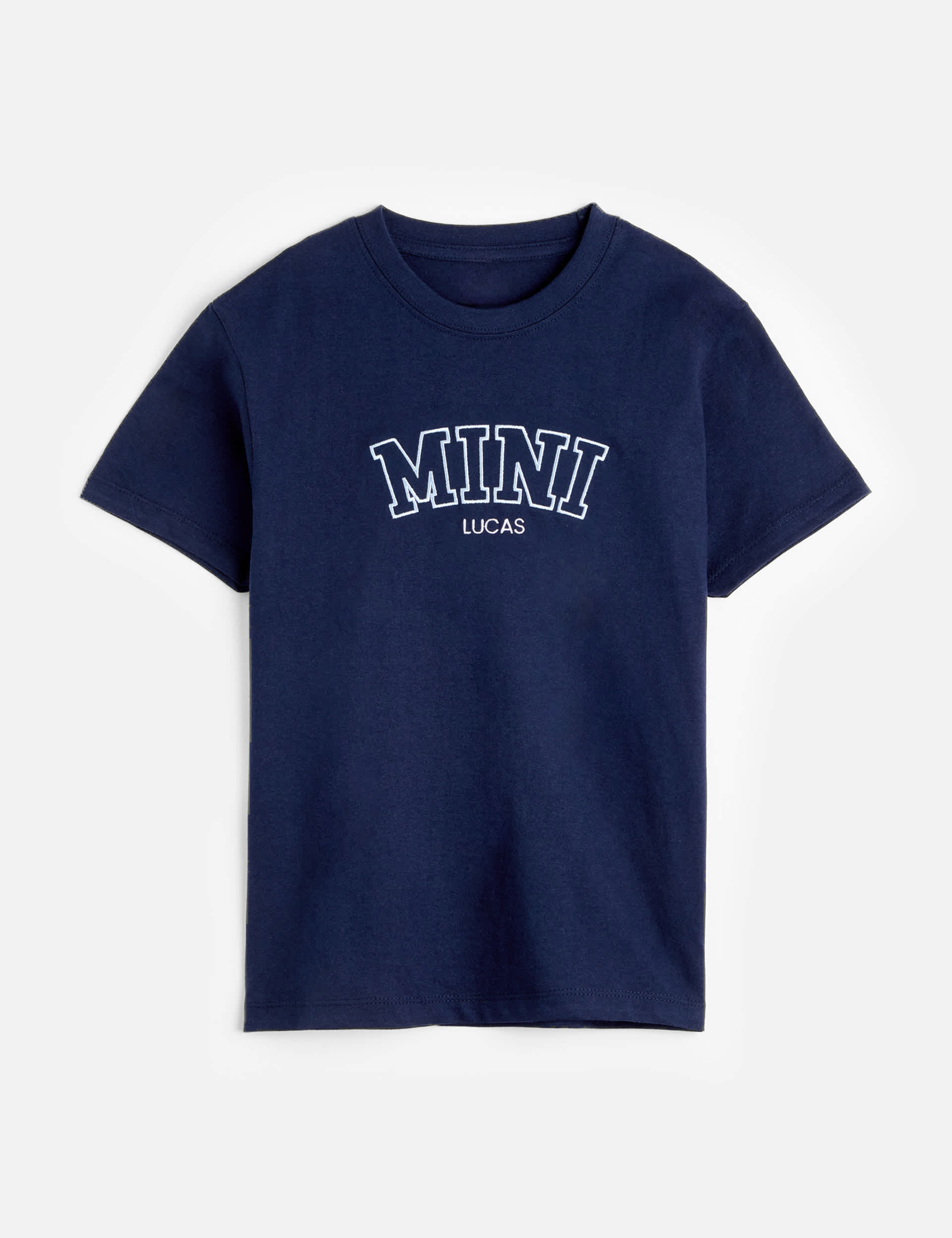 Dollymix Girls Personalised Mini Logo T-shirt (1-12 Yrs)