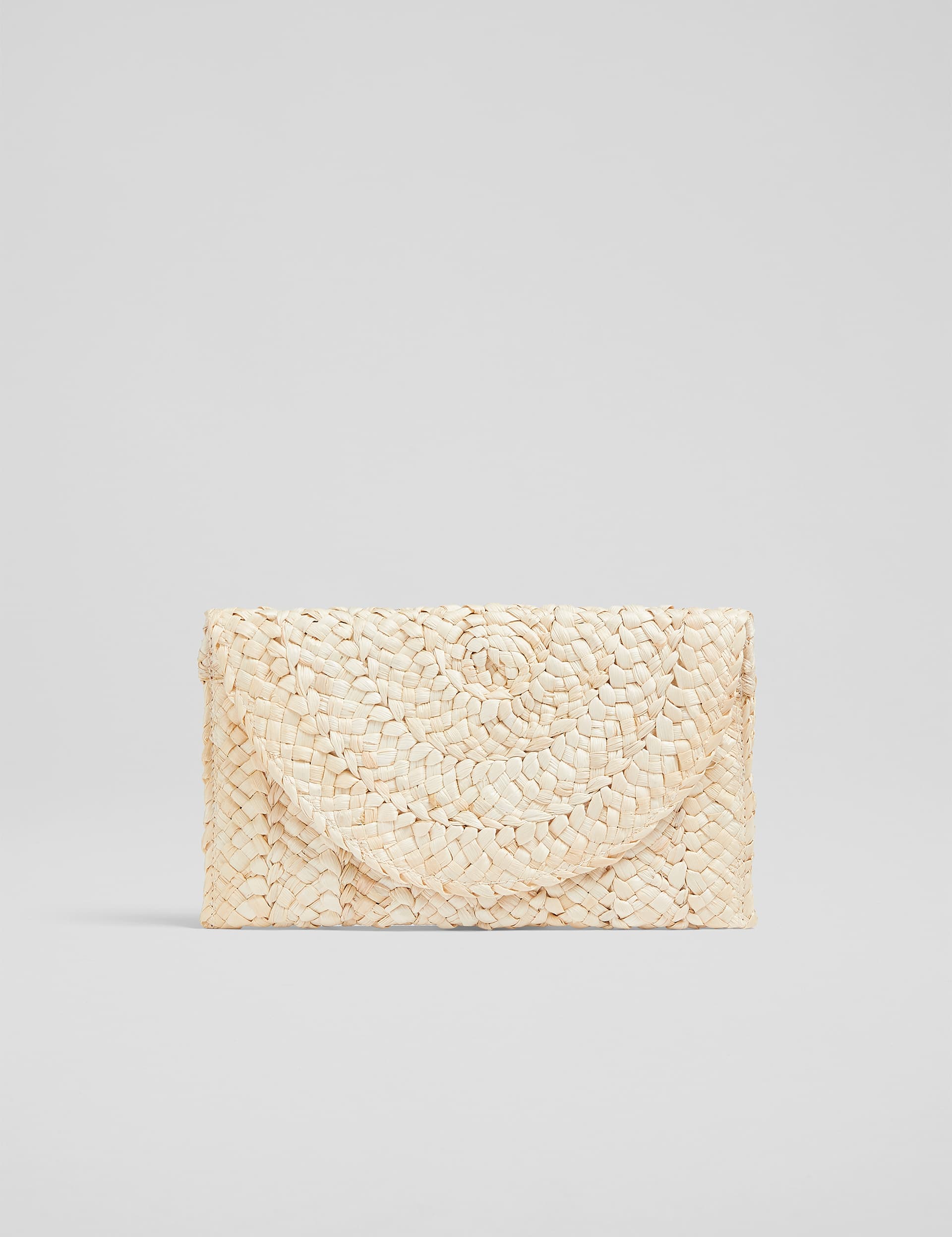 Lk Bennett Women's Straw Woven Clutch - Natural Mix, Natural Mix