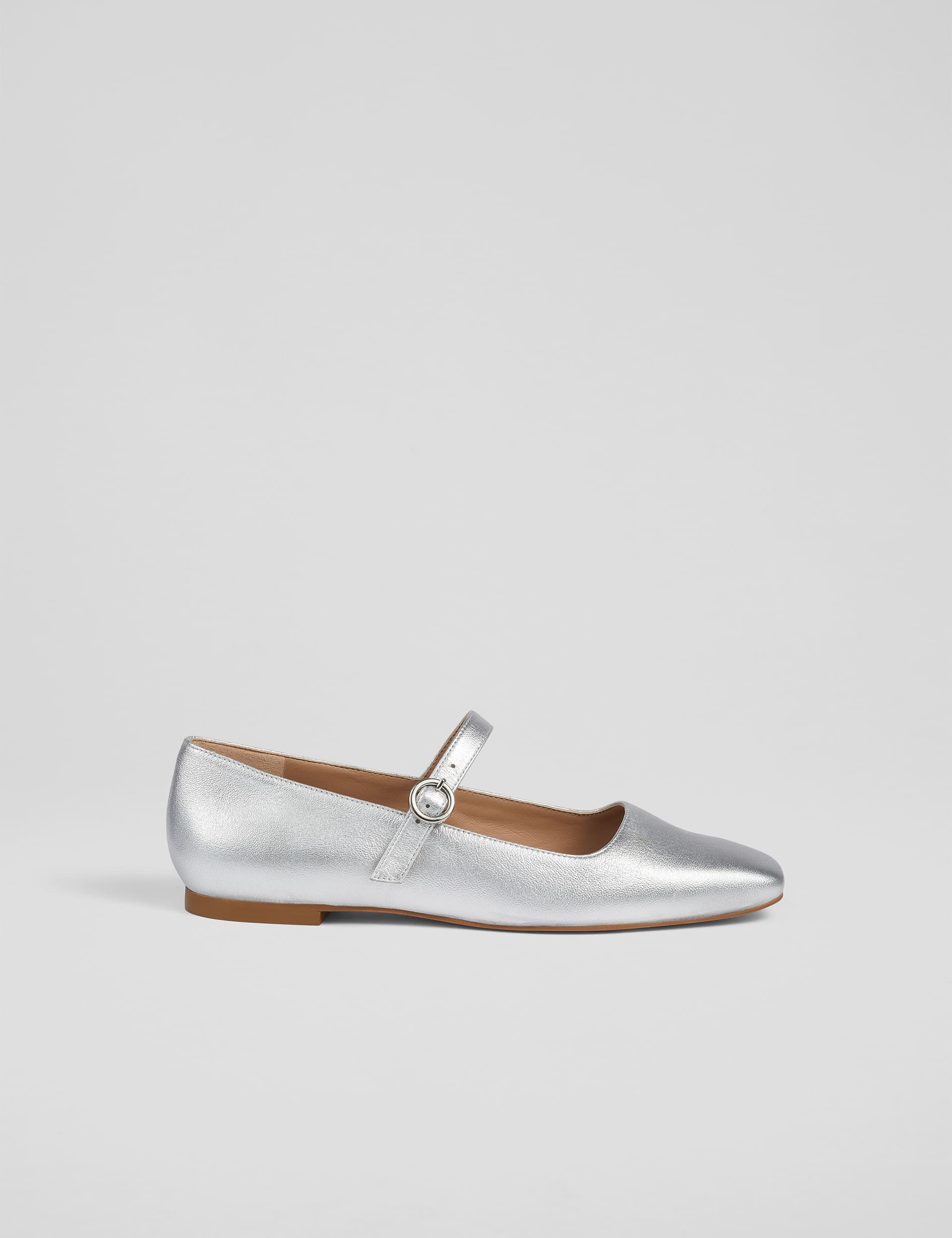 Lk Bennett Women's Leather Strappy Square Toe Mary Jane Shoes