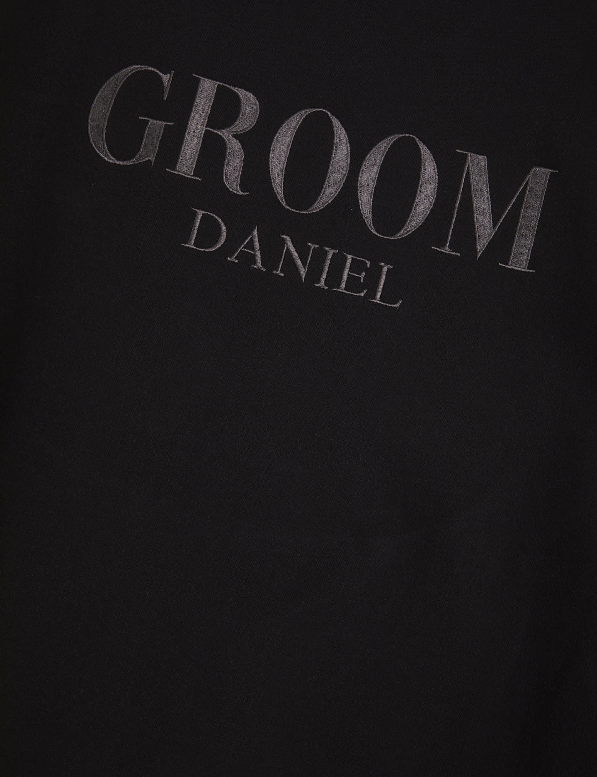 Dollymix Men's Personalised Groom Sweatshirt - XL - Black, Black