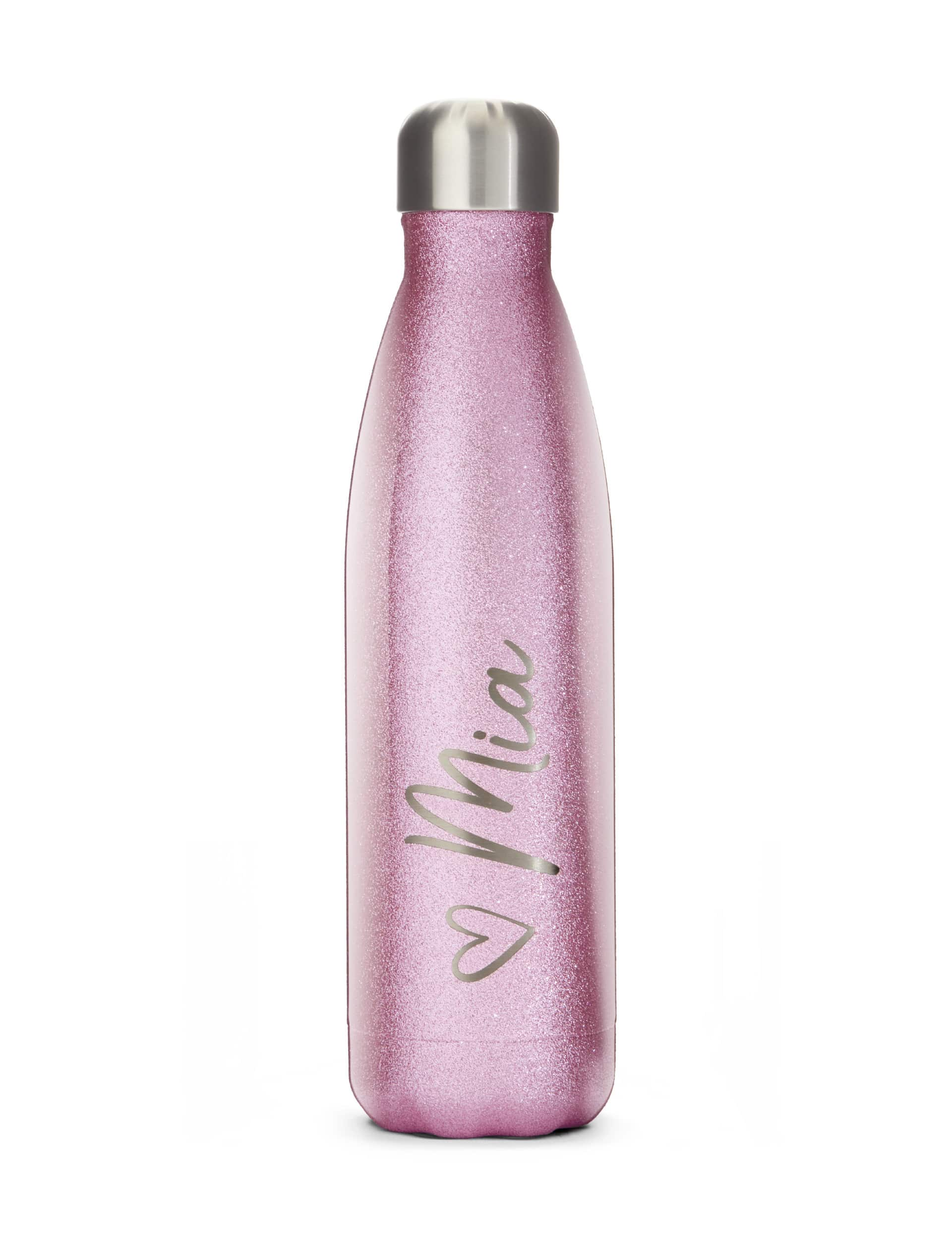 Dollymix Personalised Water Bottle - Pink, Pink