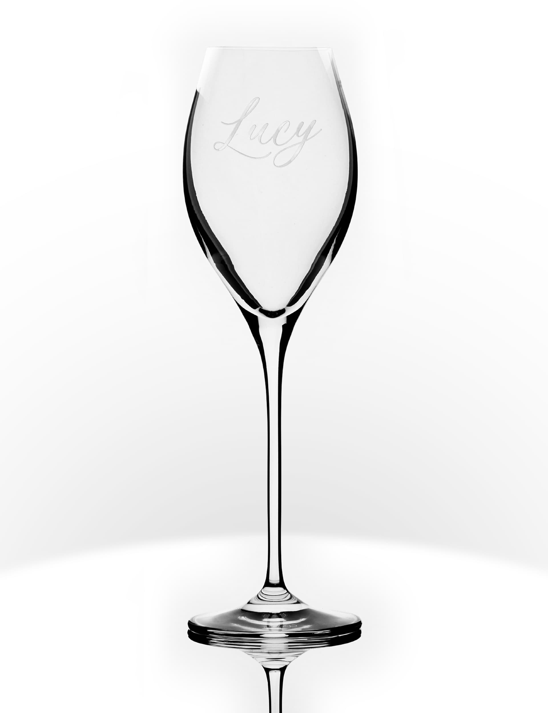 Dollymix Personalised Prosecco Glass - Clear, Clear